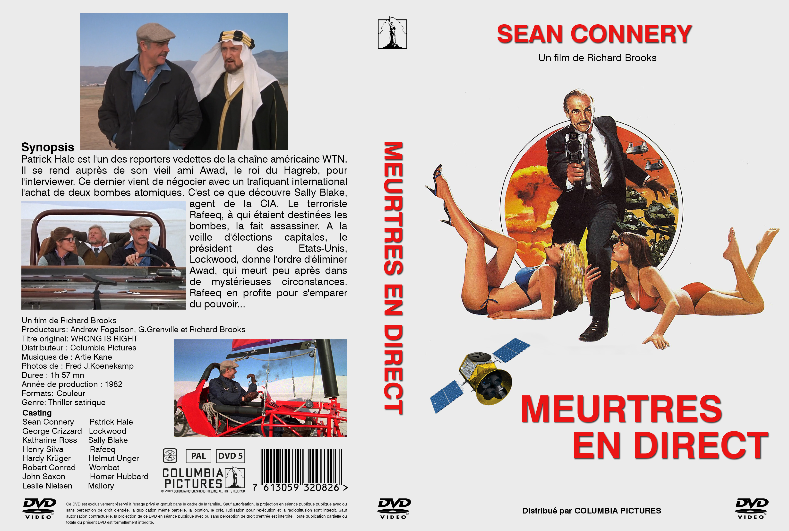 Jaquette DVD Meurtres en direct custom