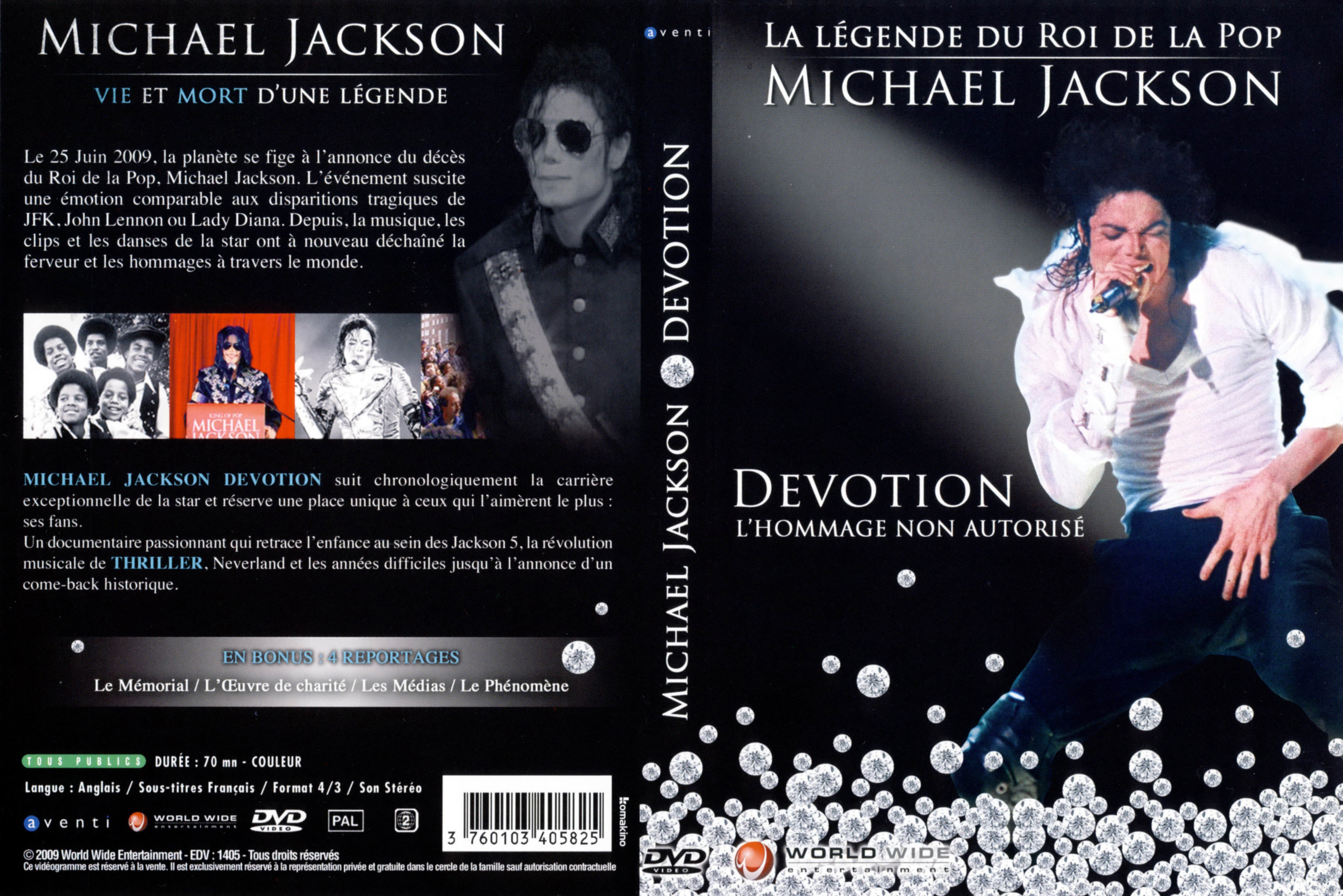 Jaquette DVD Michael Jackson Devotion