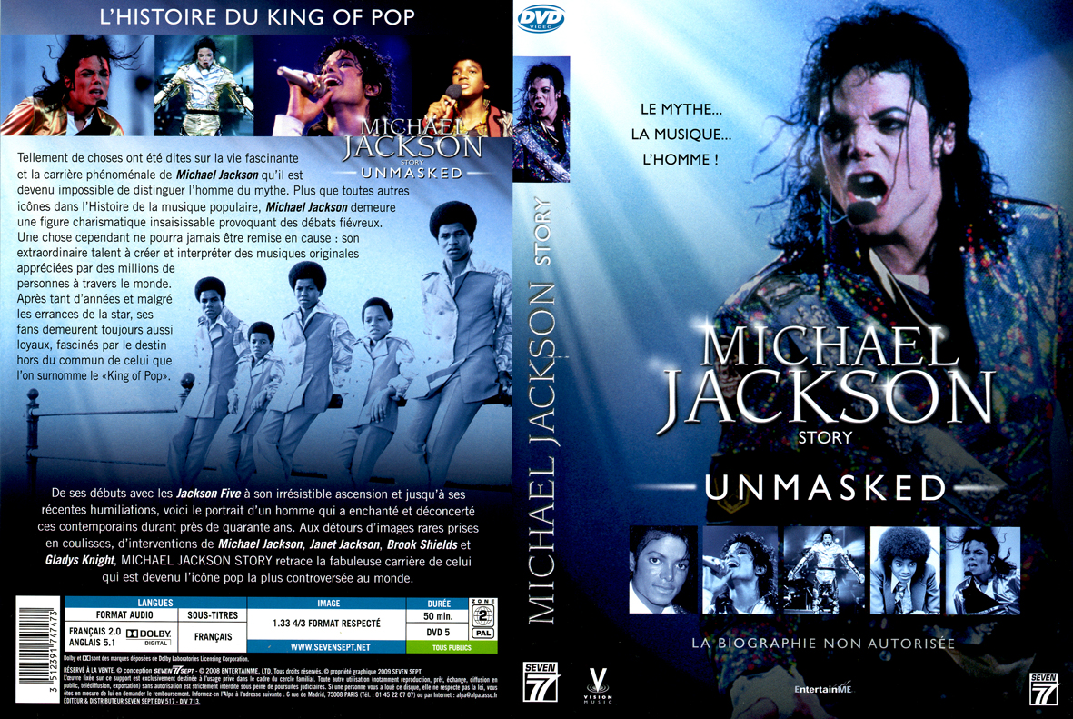 Jaquette DVD Michael Jackson Story unmasked