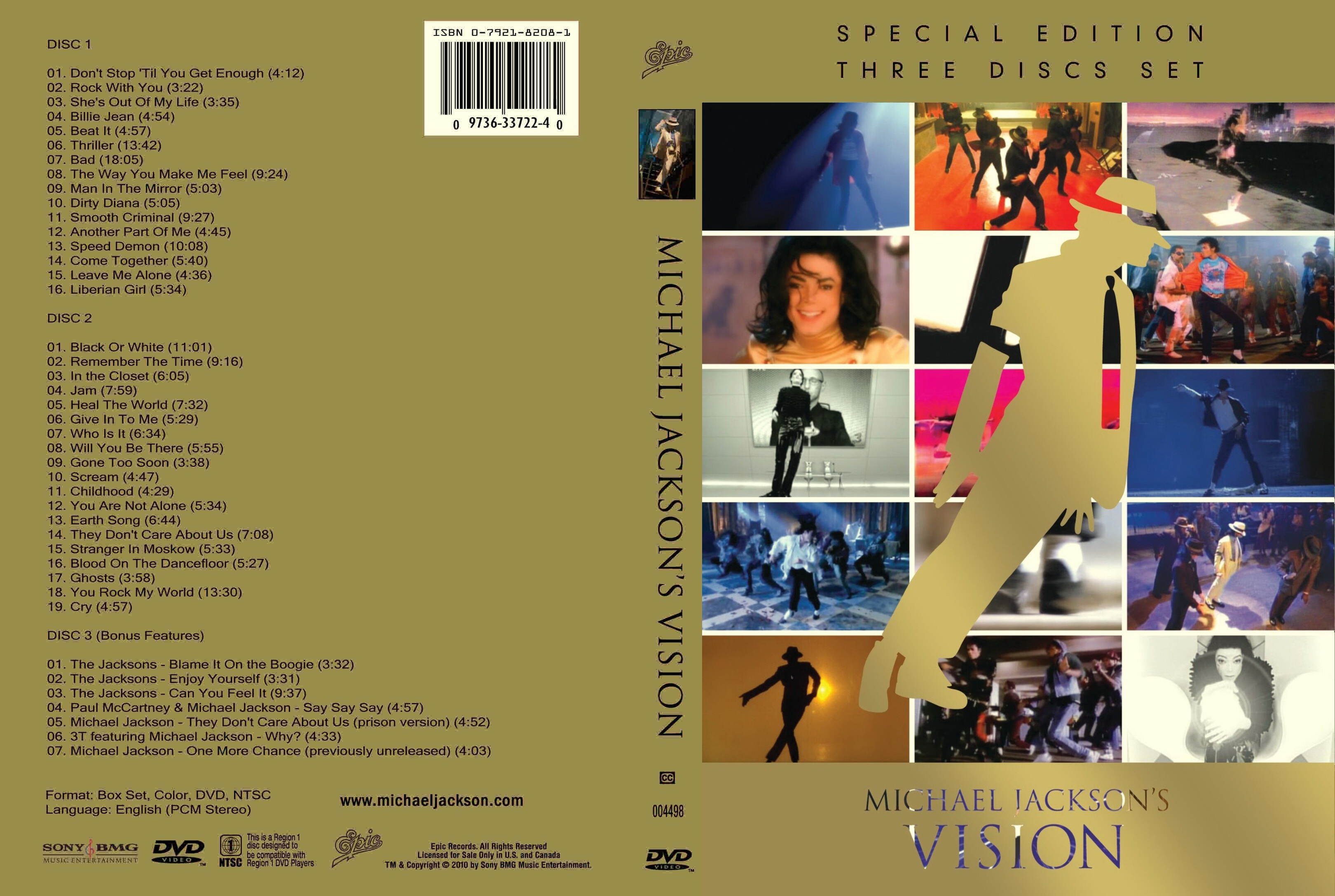 Jaquette DVD Michael Jackson