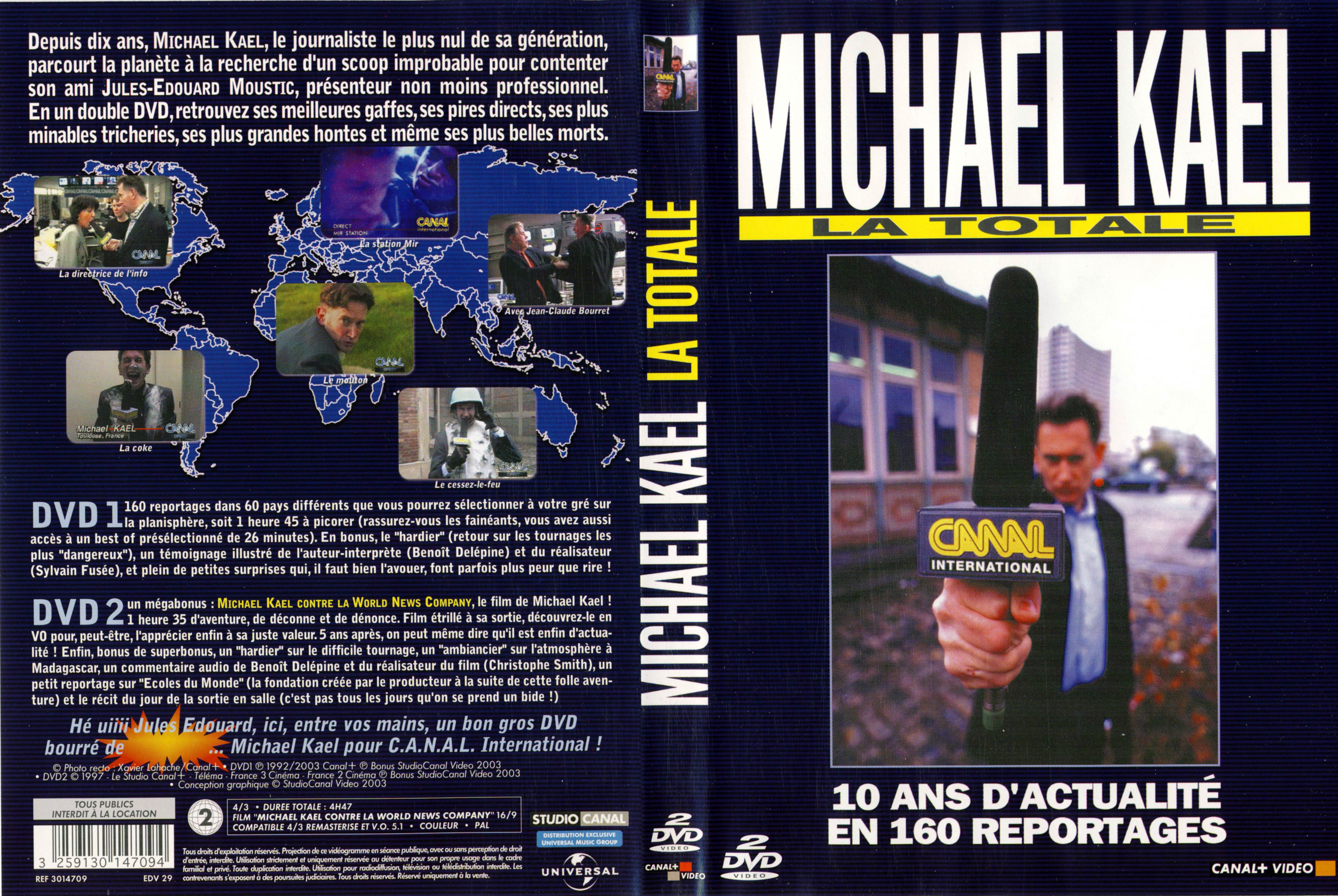 Jaquette DVD Michael Kael la totale