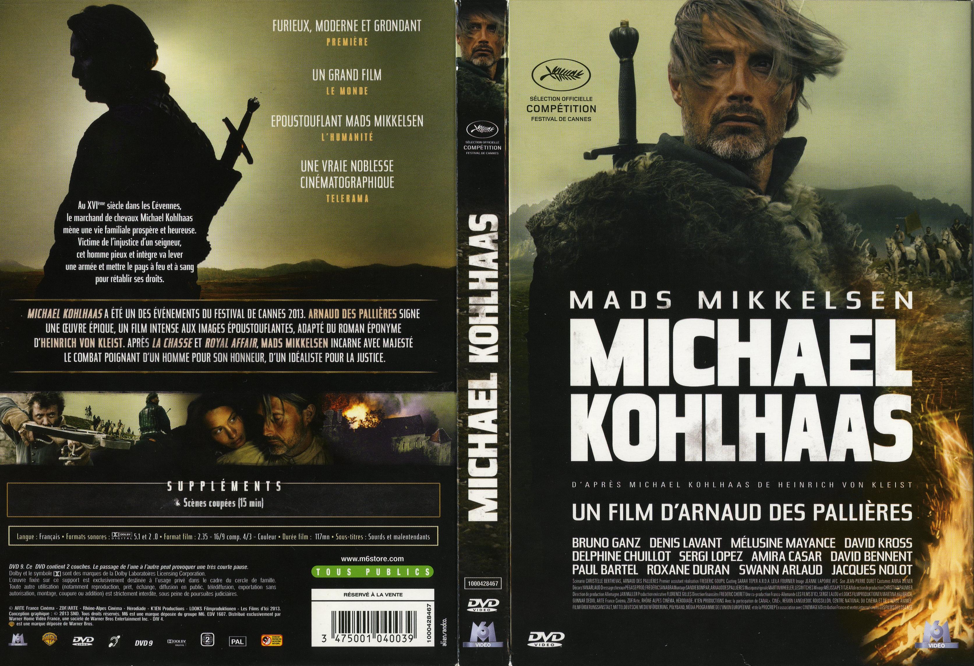 Jaquette DVD Michael Kohlhaas