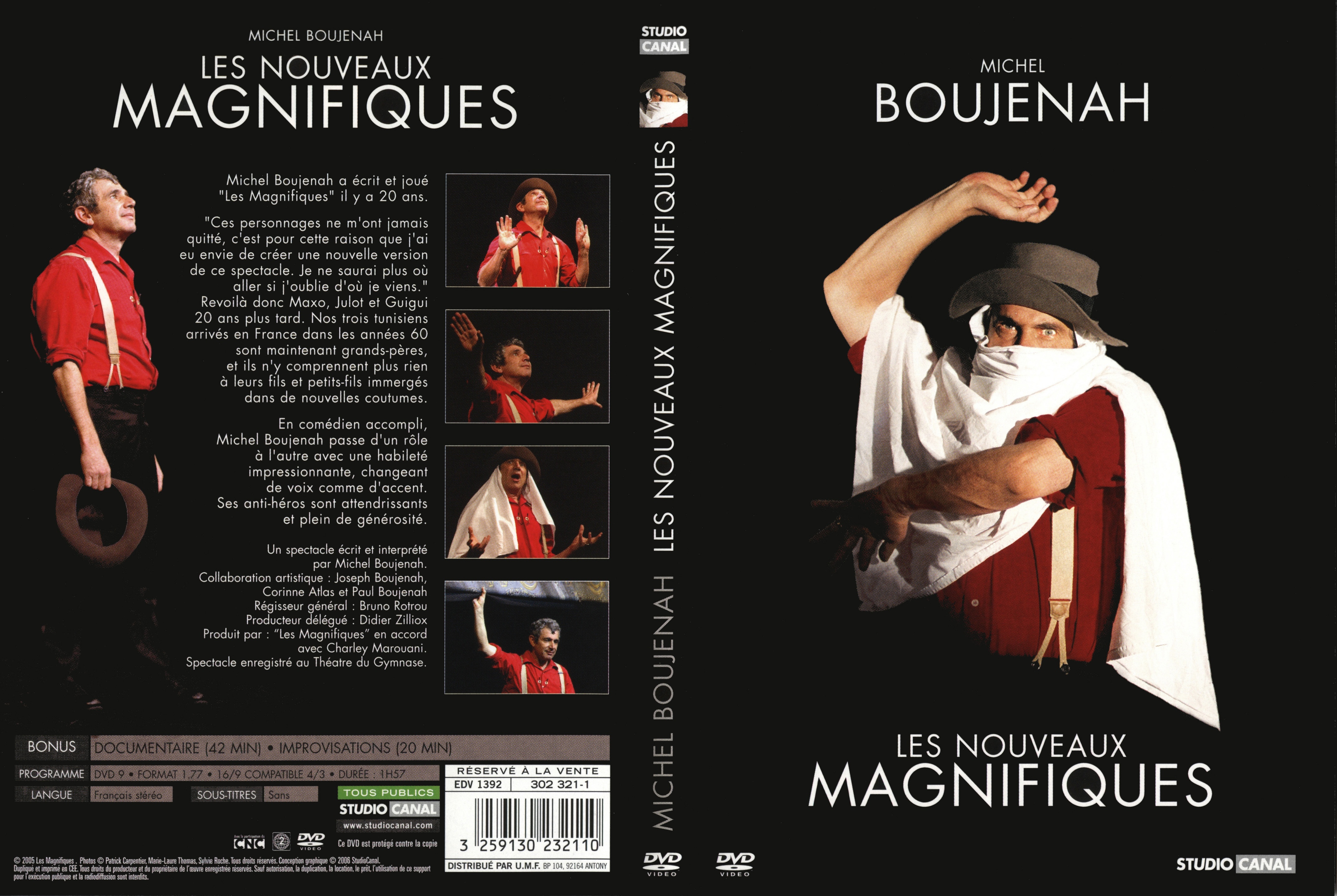 Jaquette DVD Michel Boujenah les nouveaux magnifiques