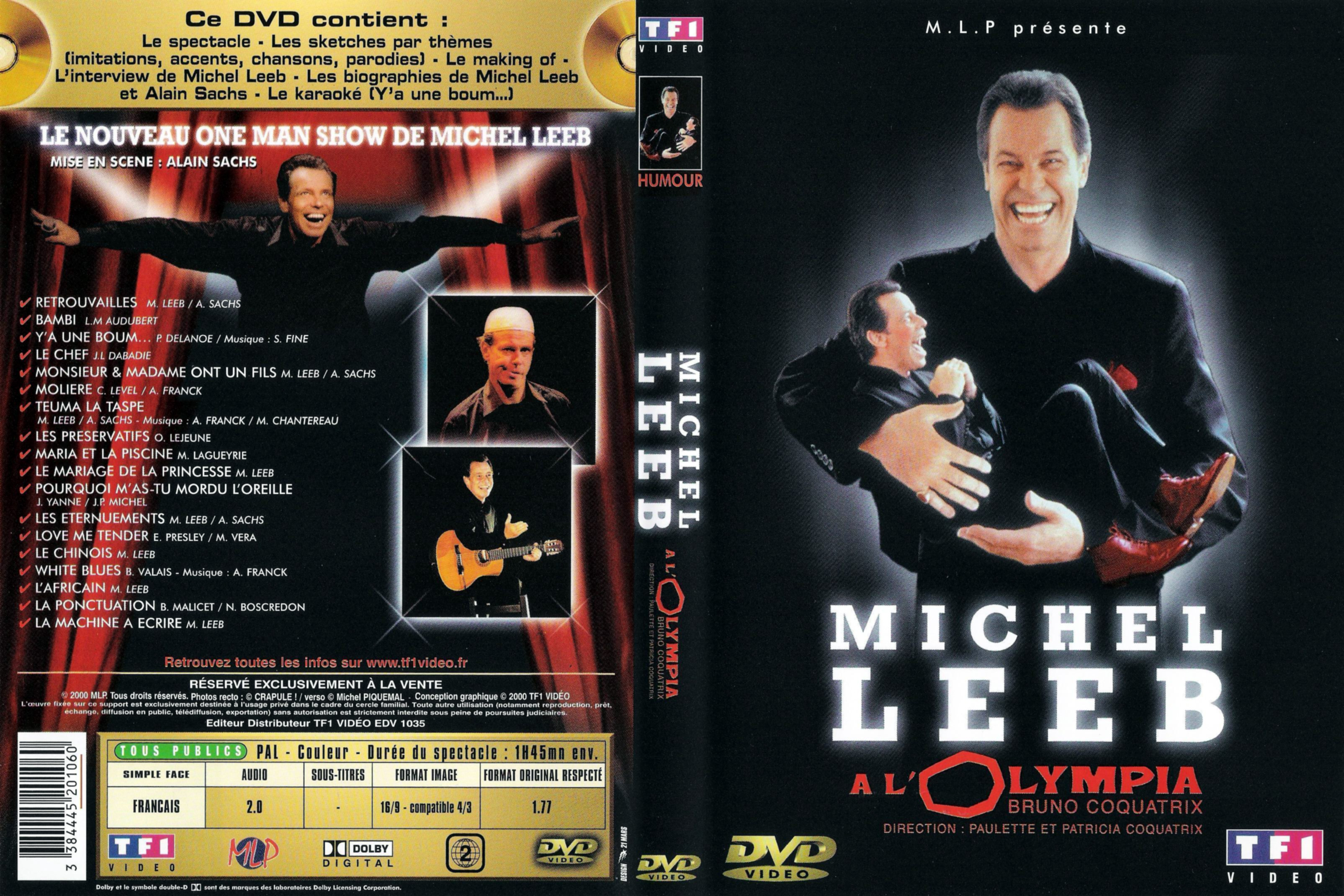 Jaquette DVD Michel Leeb  l