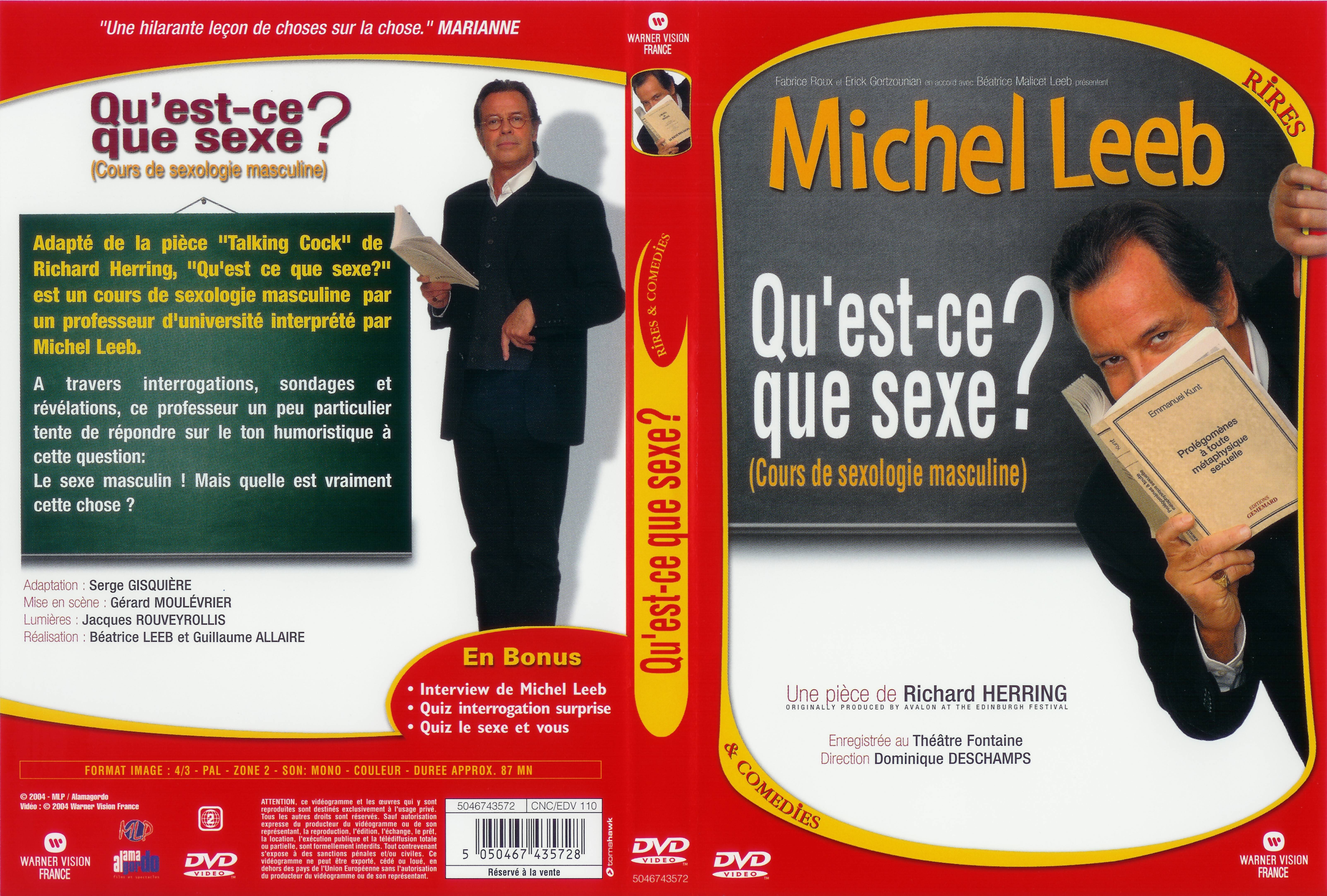 Jaquette DVD Michel Leeb qu