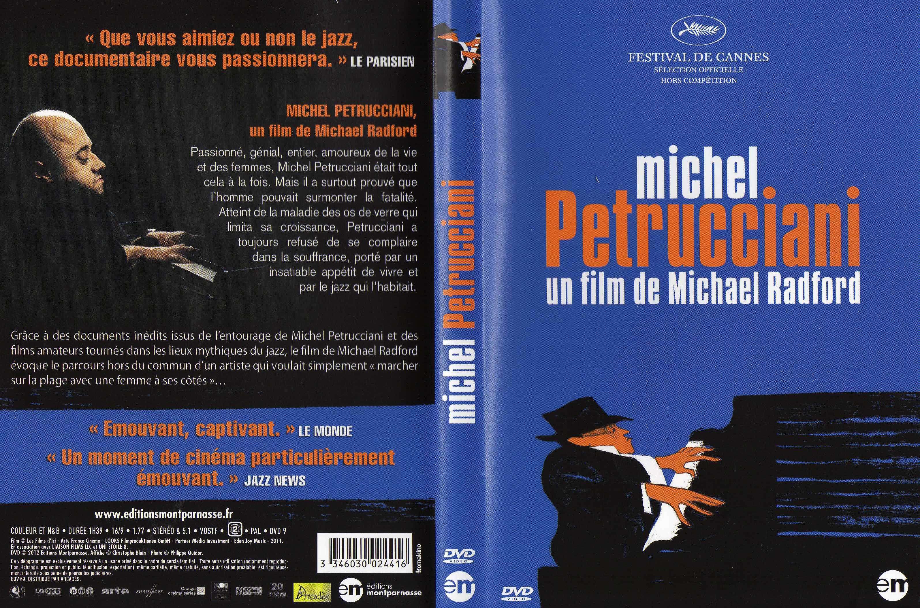 Jaquette DVD Michel Petrucciani