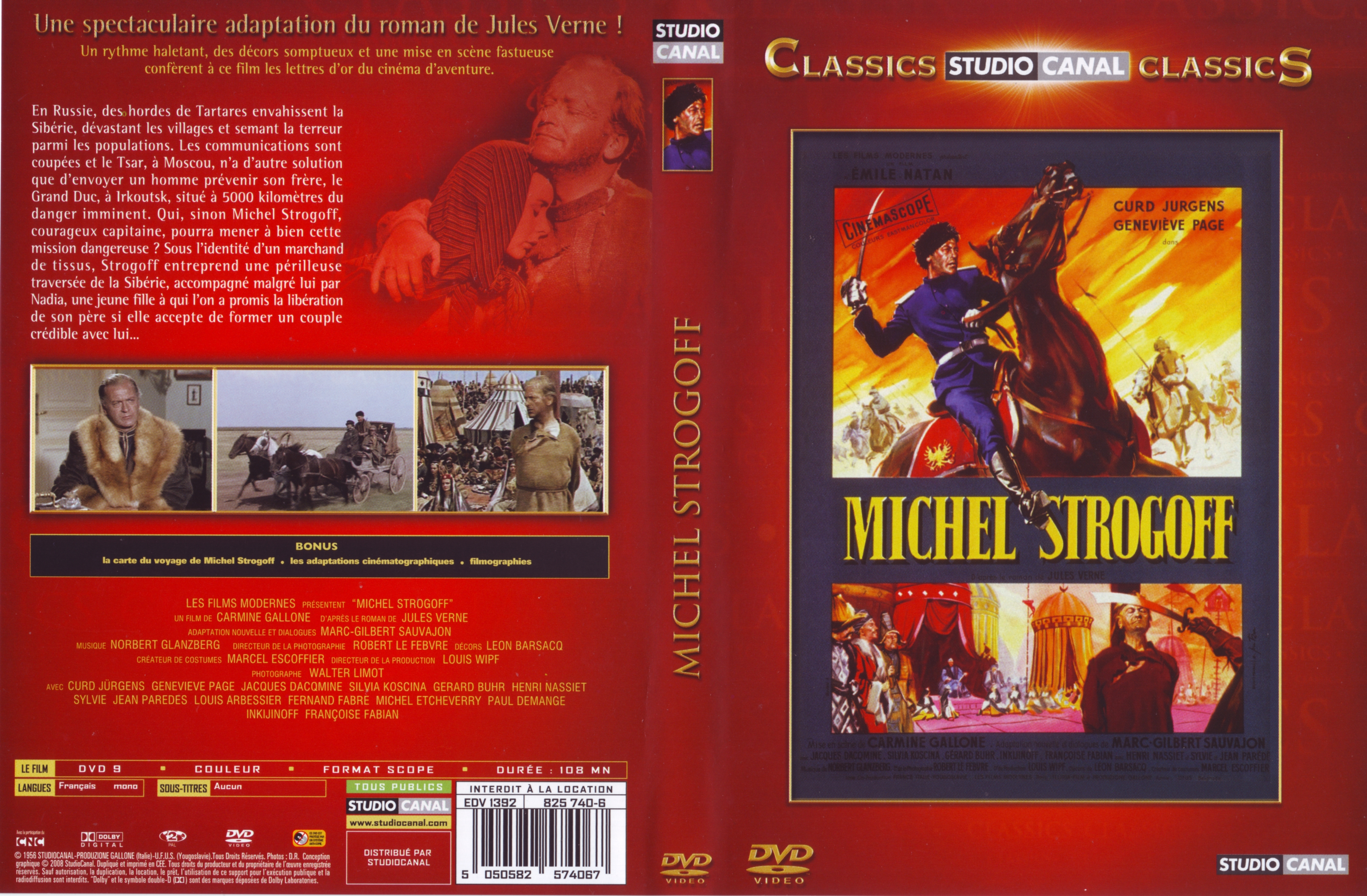 Jaquette DVD Michel Strogoff