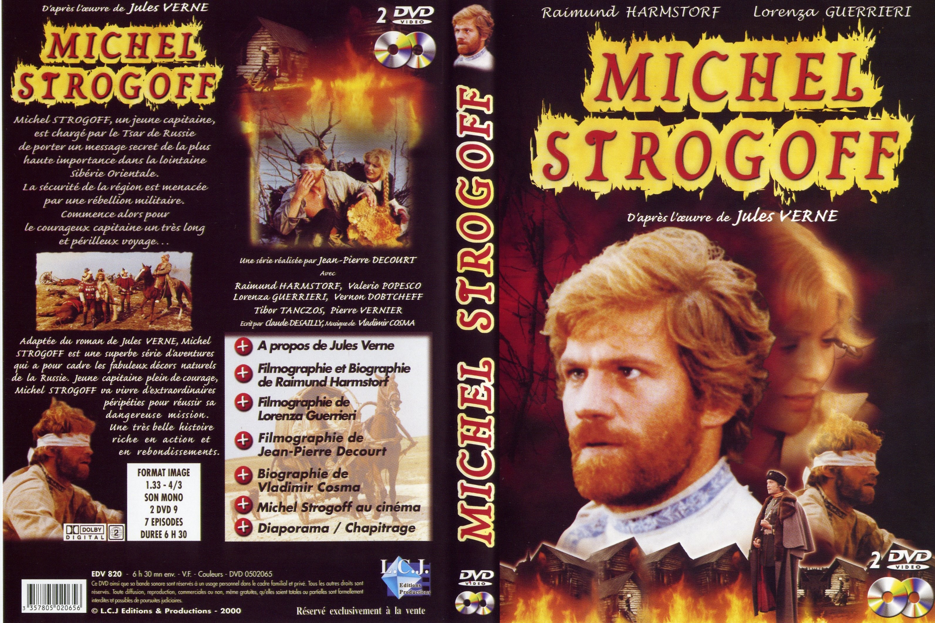 Jaquette DVD Michel Strogoff Serie TV