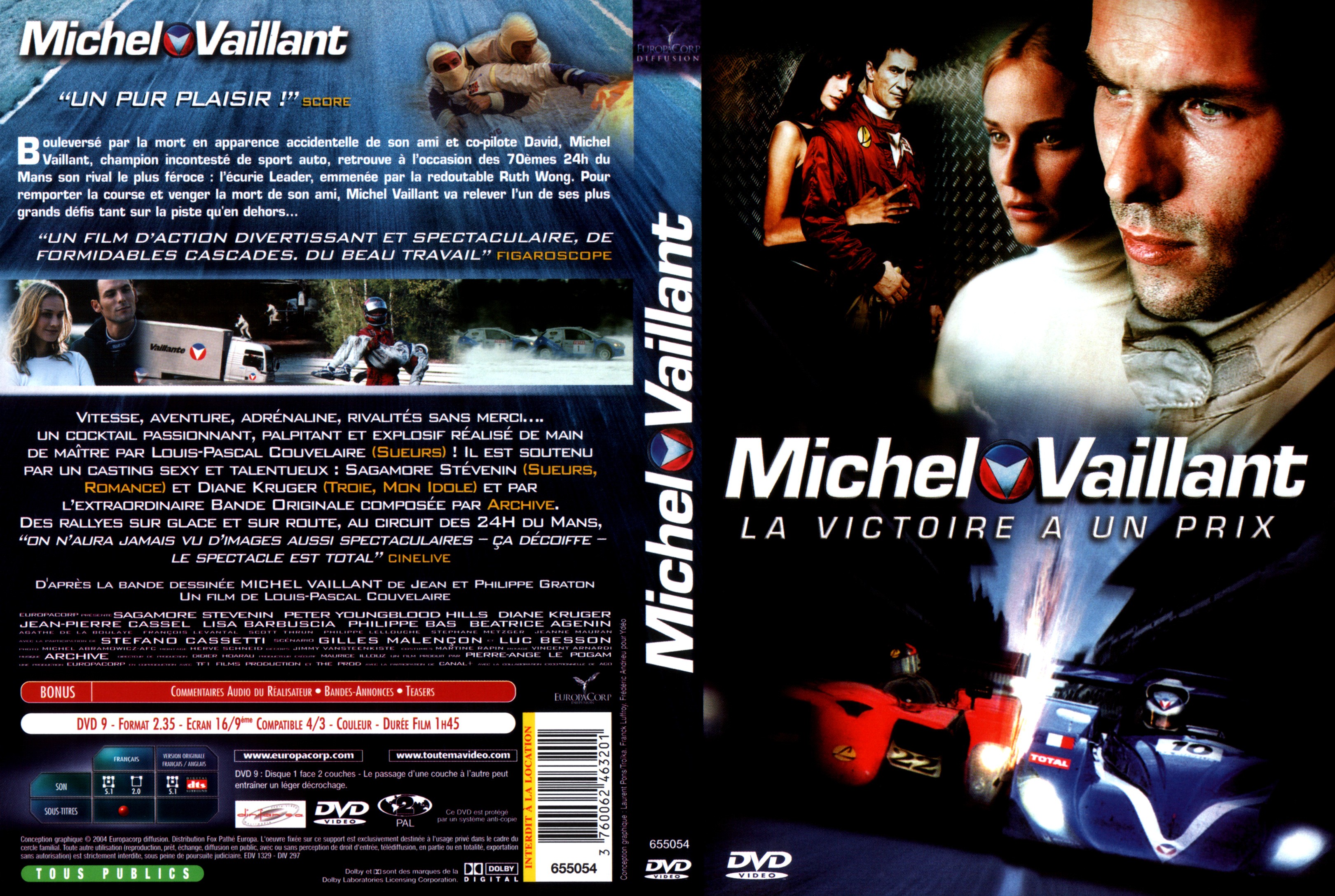 Jaquette DVD Michel Vaillant v2