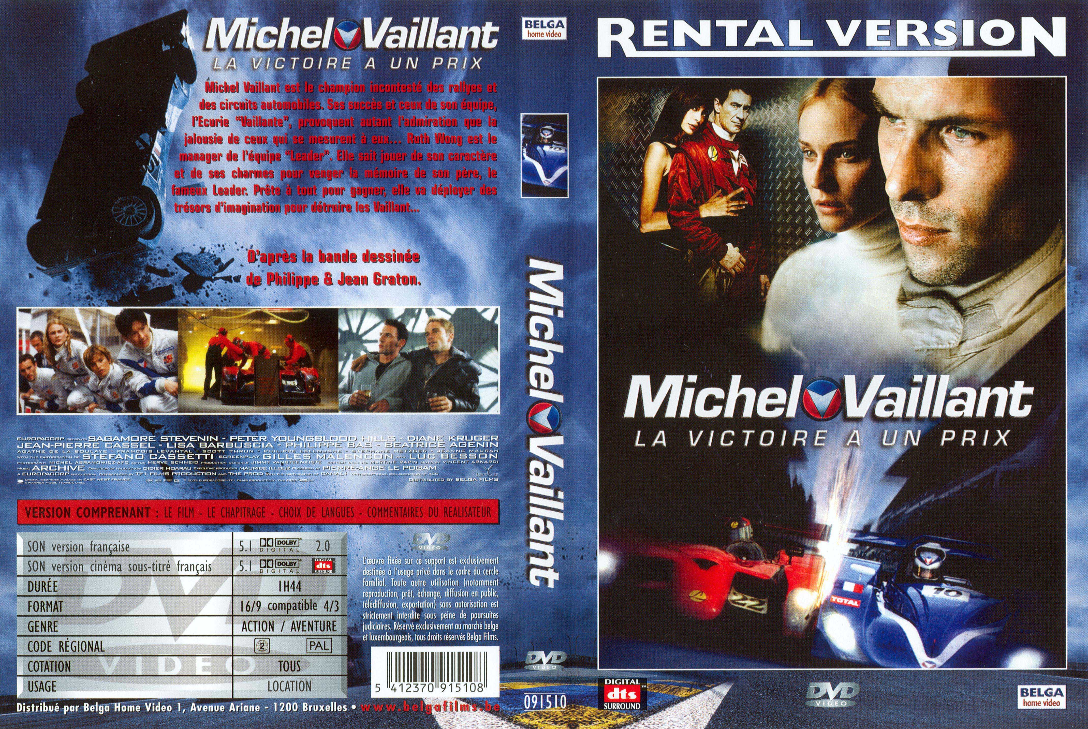 Jaquette DVD Michel Vaillant v3