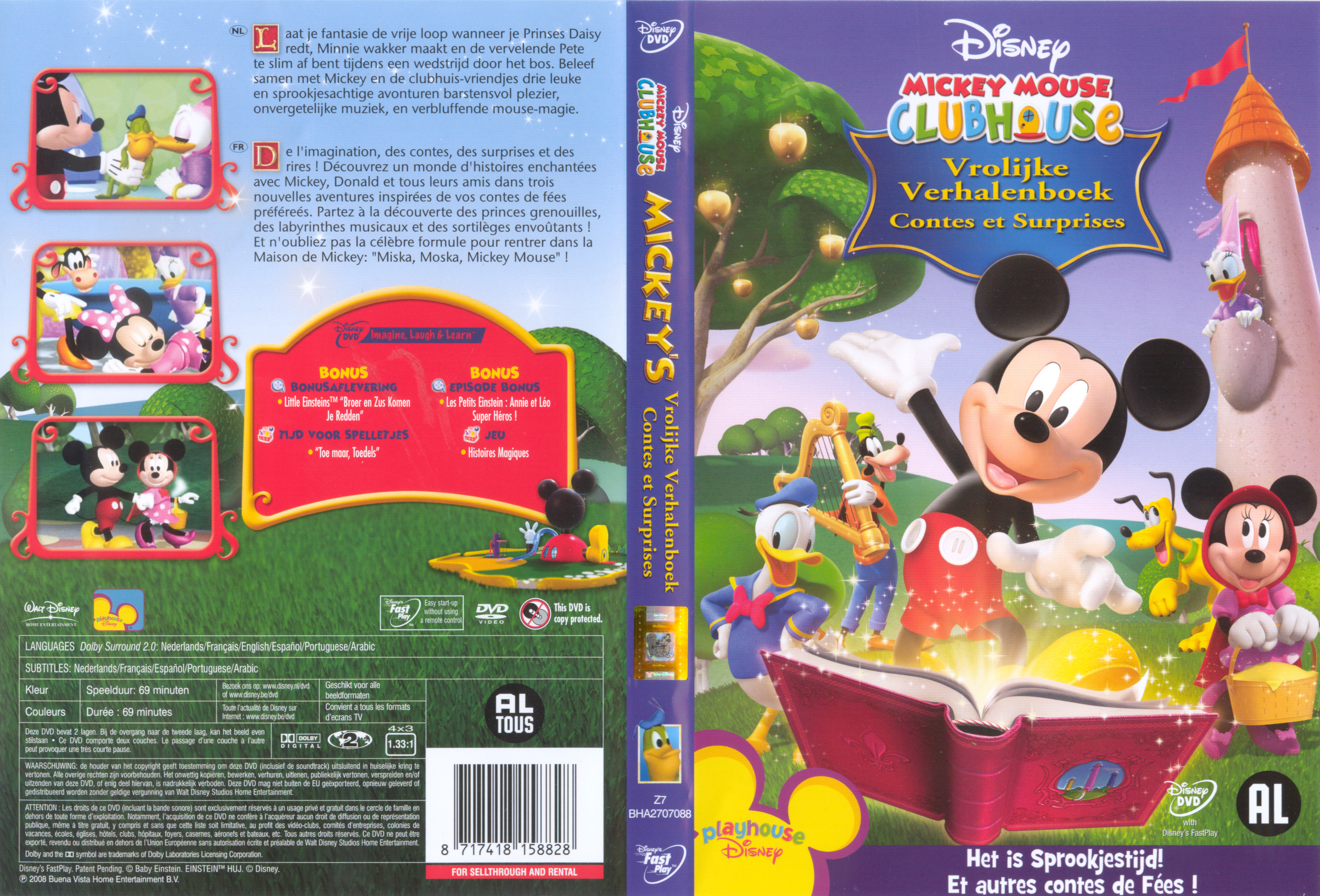 Jaquette DVD Mickey - Contes et Surprises