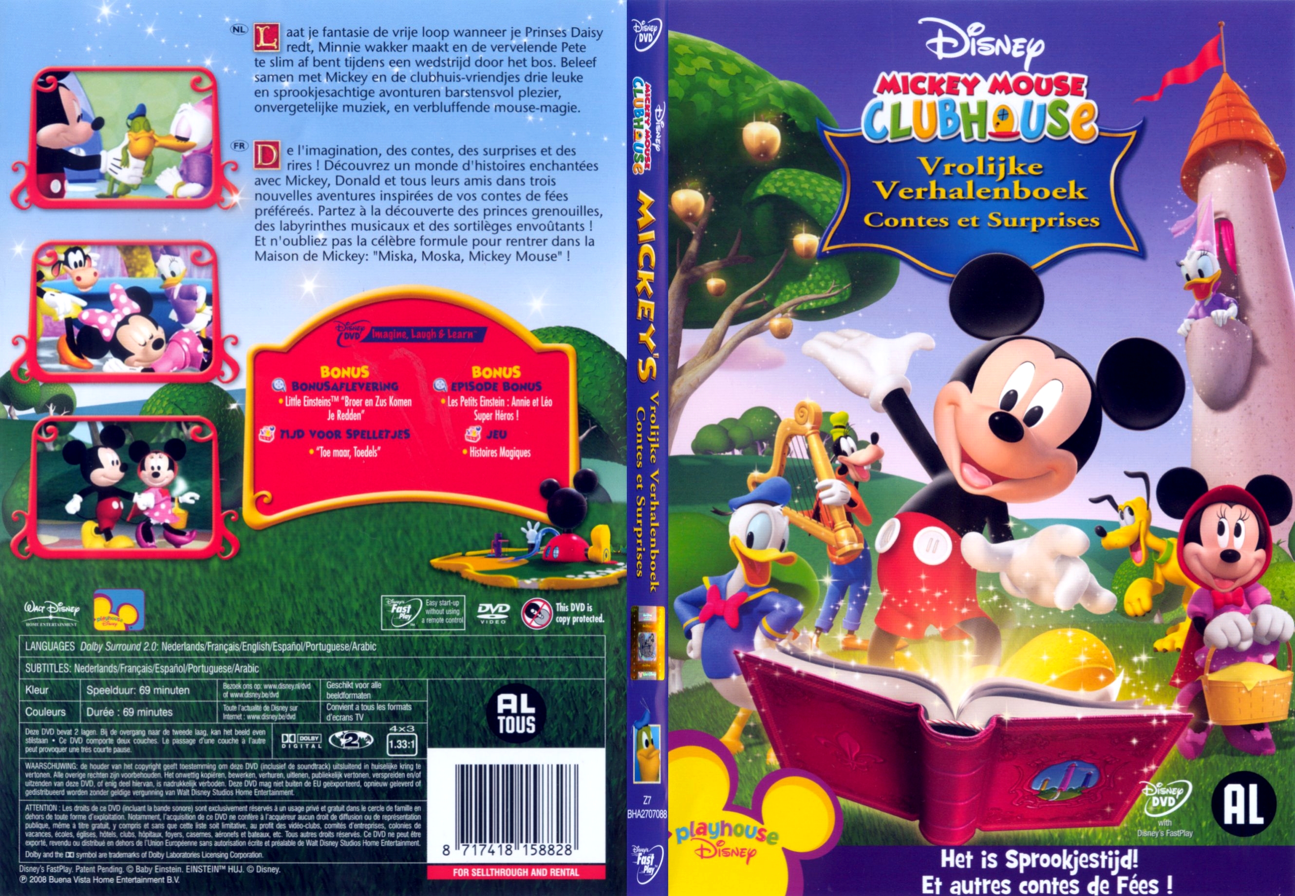 Jaquette DVD Mickey contes et surprises - SLIM