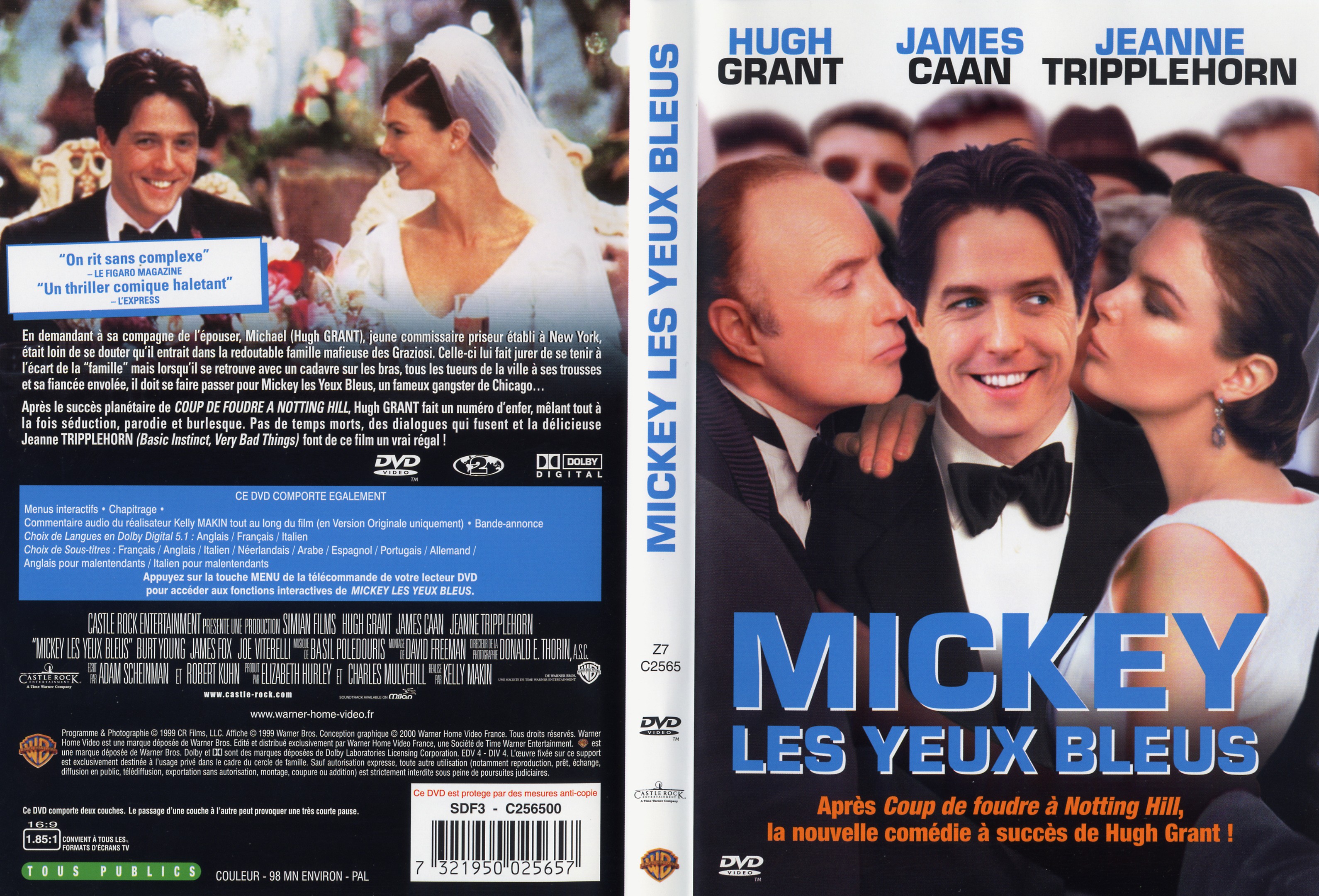 Jaquette DVD Mickey les yeux bleus v2