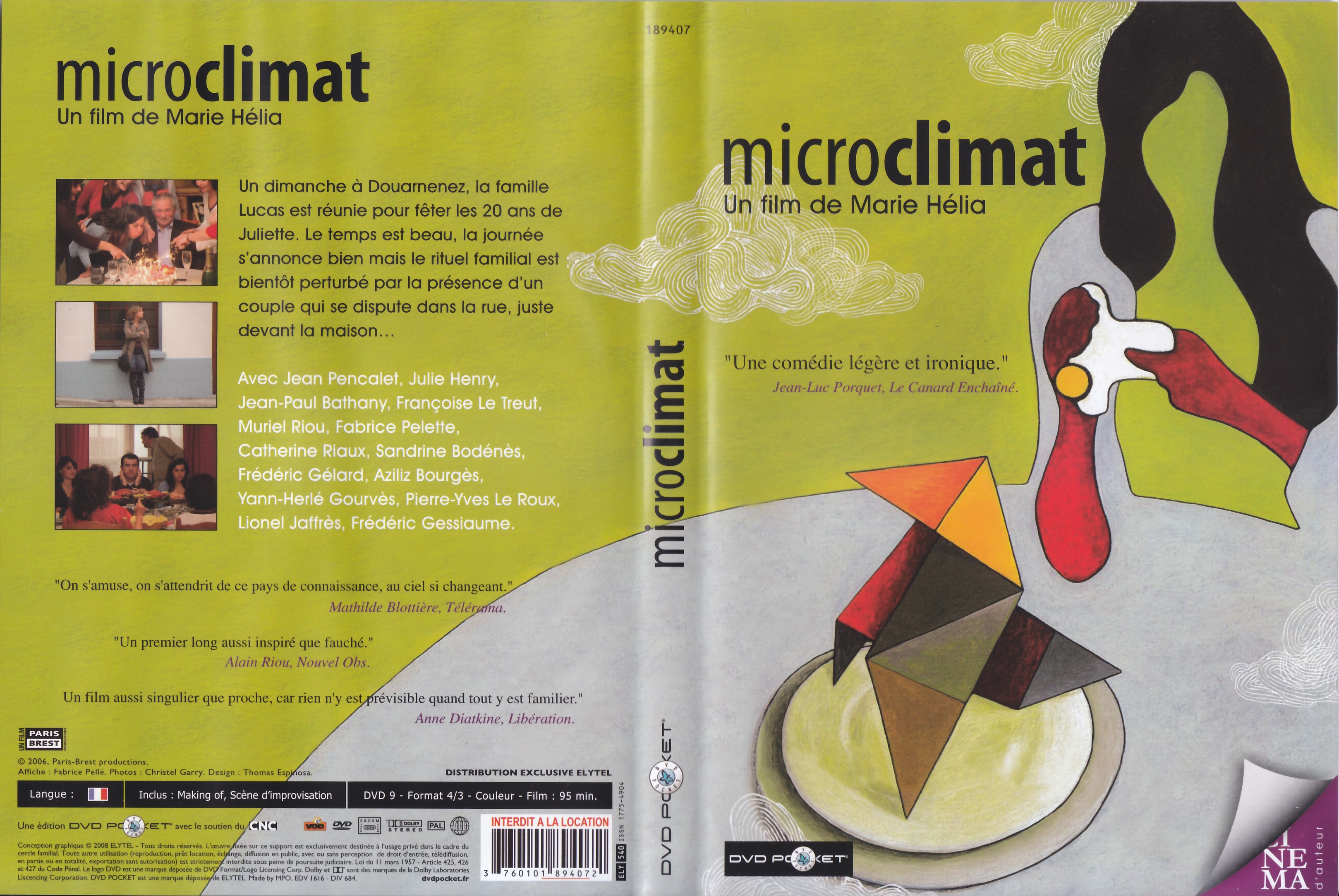 Jaquette DVD Microclimat