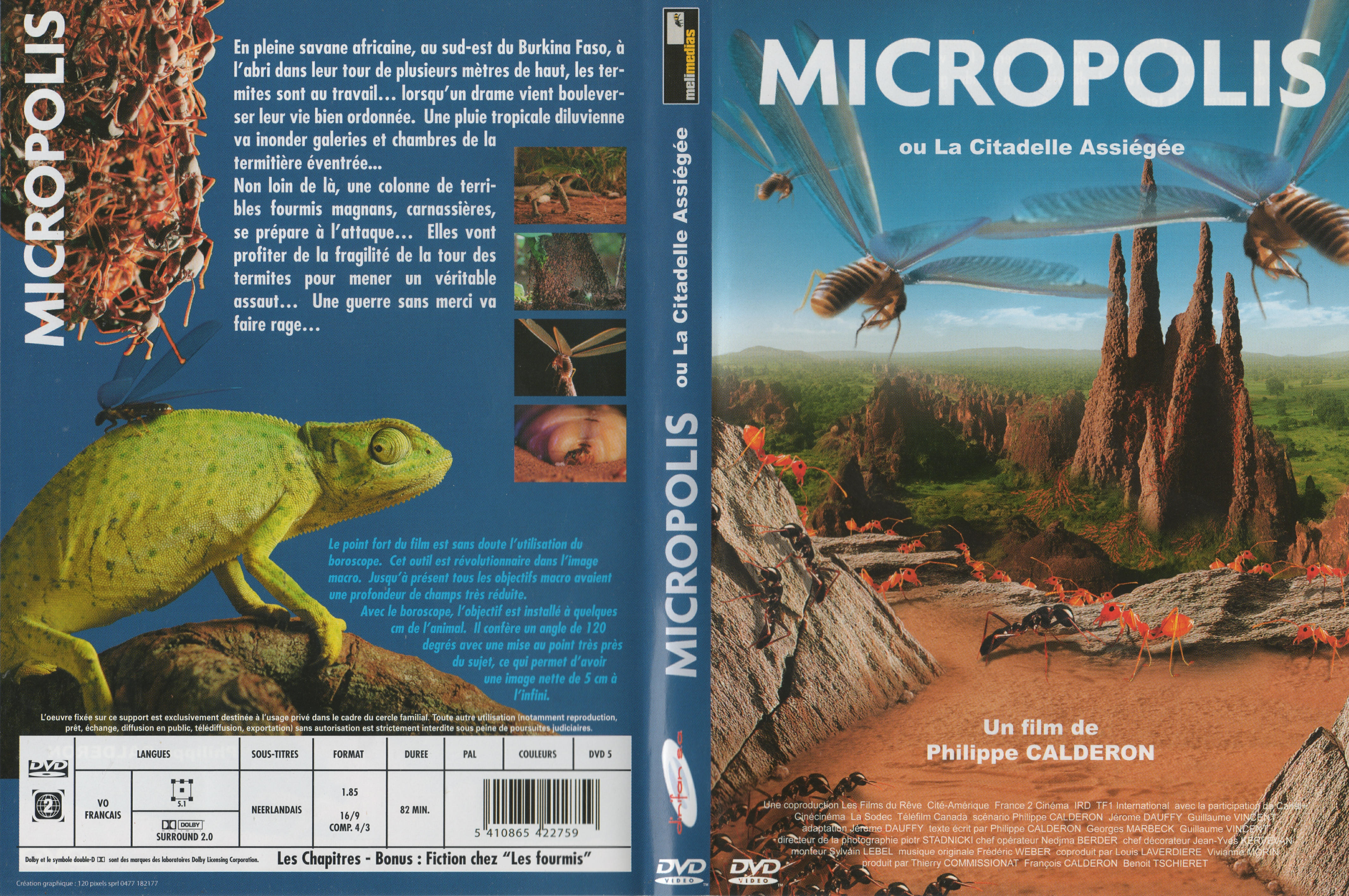Jaquette DVD Micropolis ou la citadelle assige
