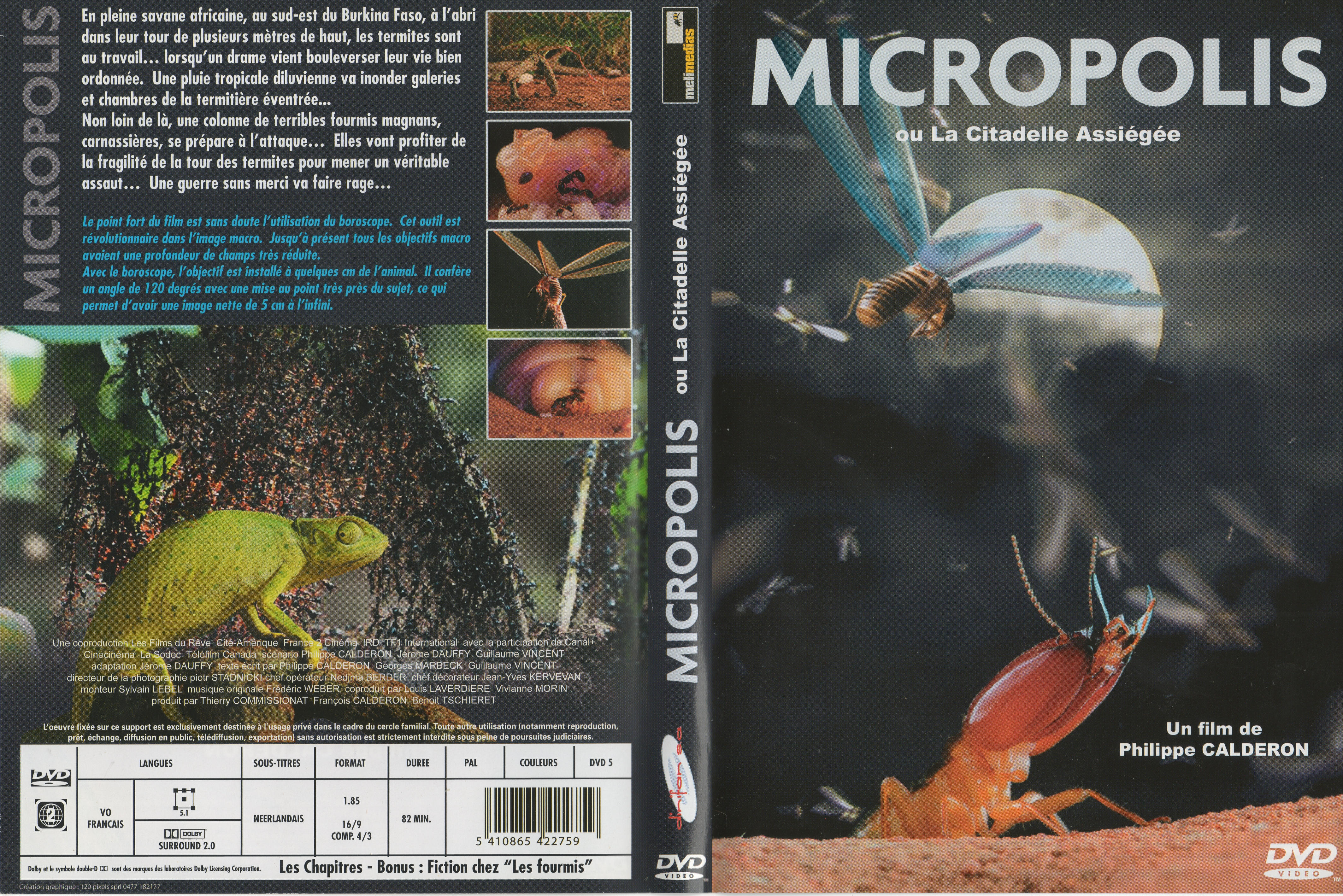 Jaquette DVD Micropolis ou la citadelle assige v2