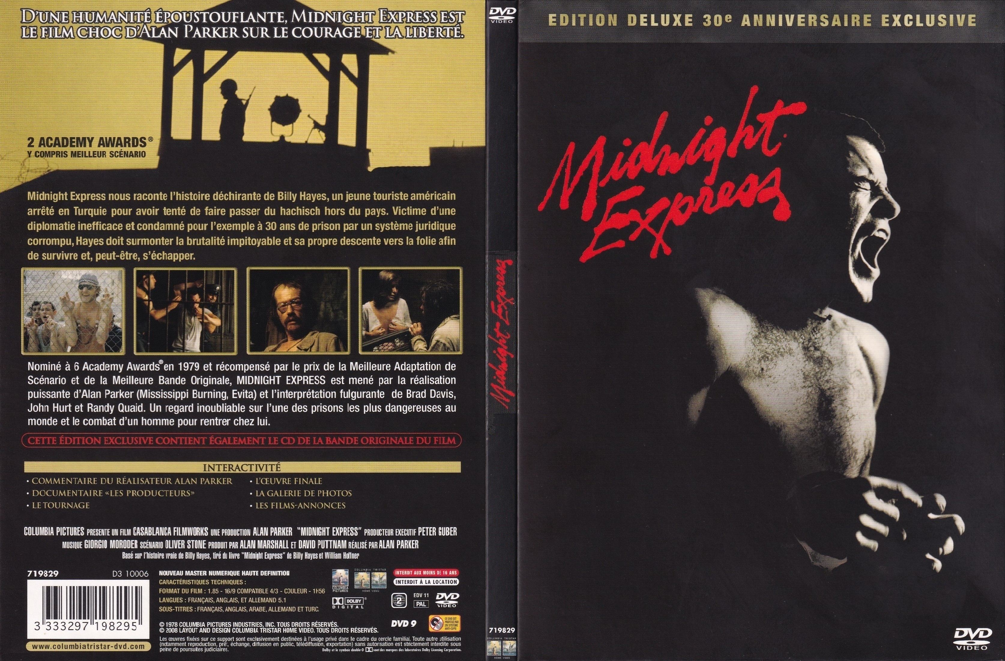Jaquette DVD Midnight Express - 30e Anniversaire