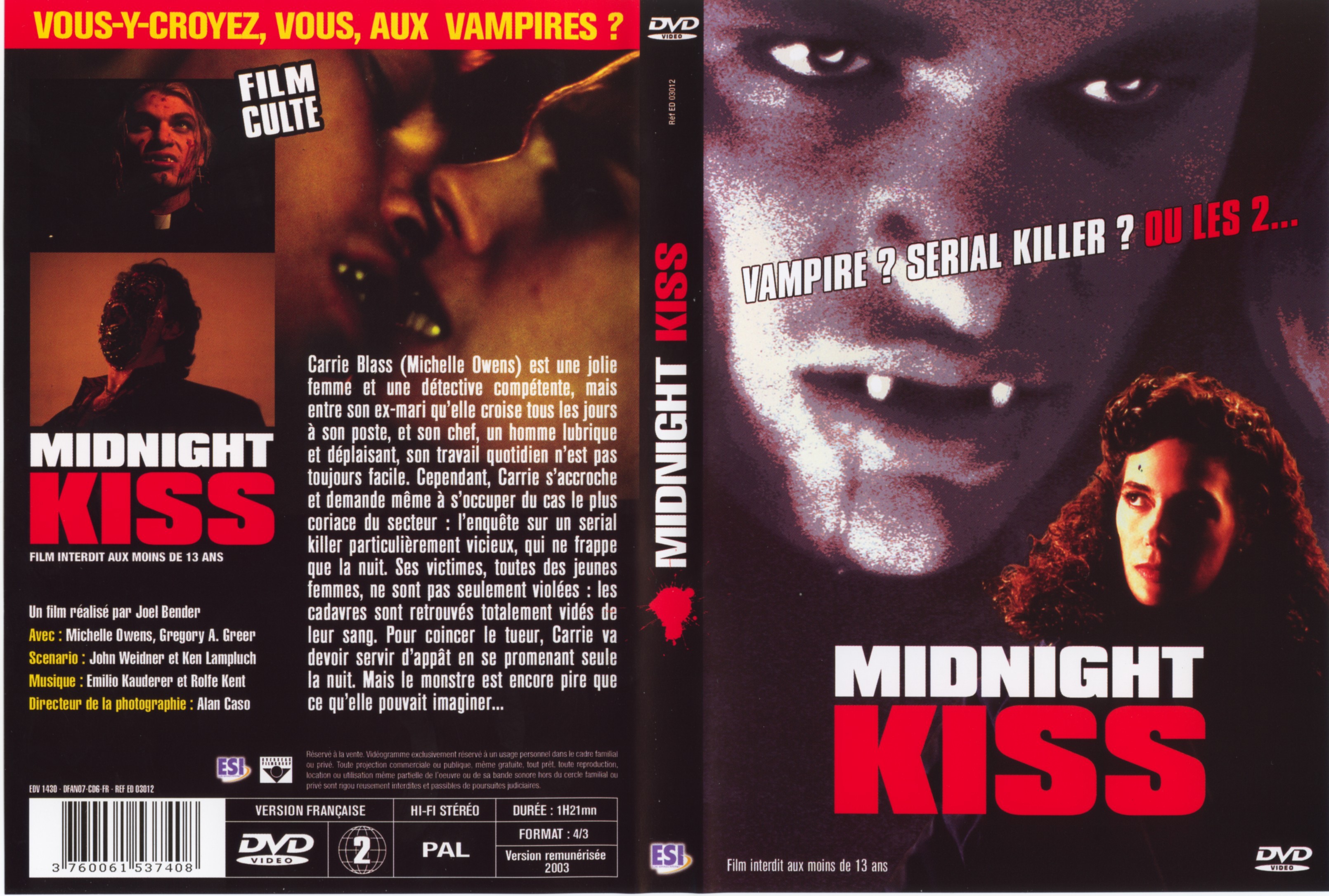 Jaquette DVD Midnight Kiss