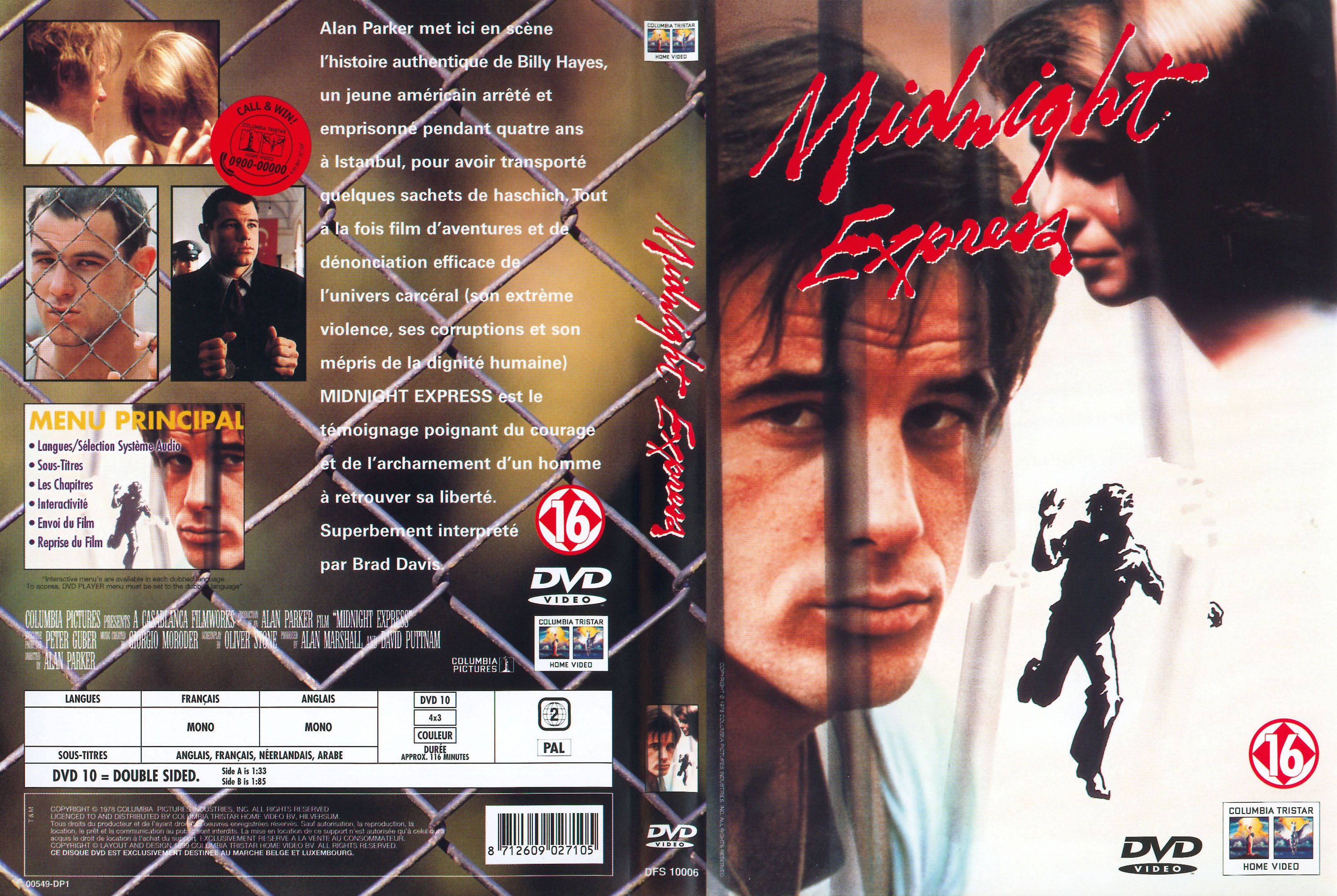 Jaquette DVD Midnight express v3