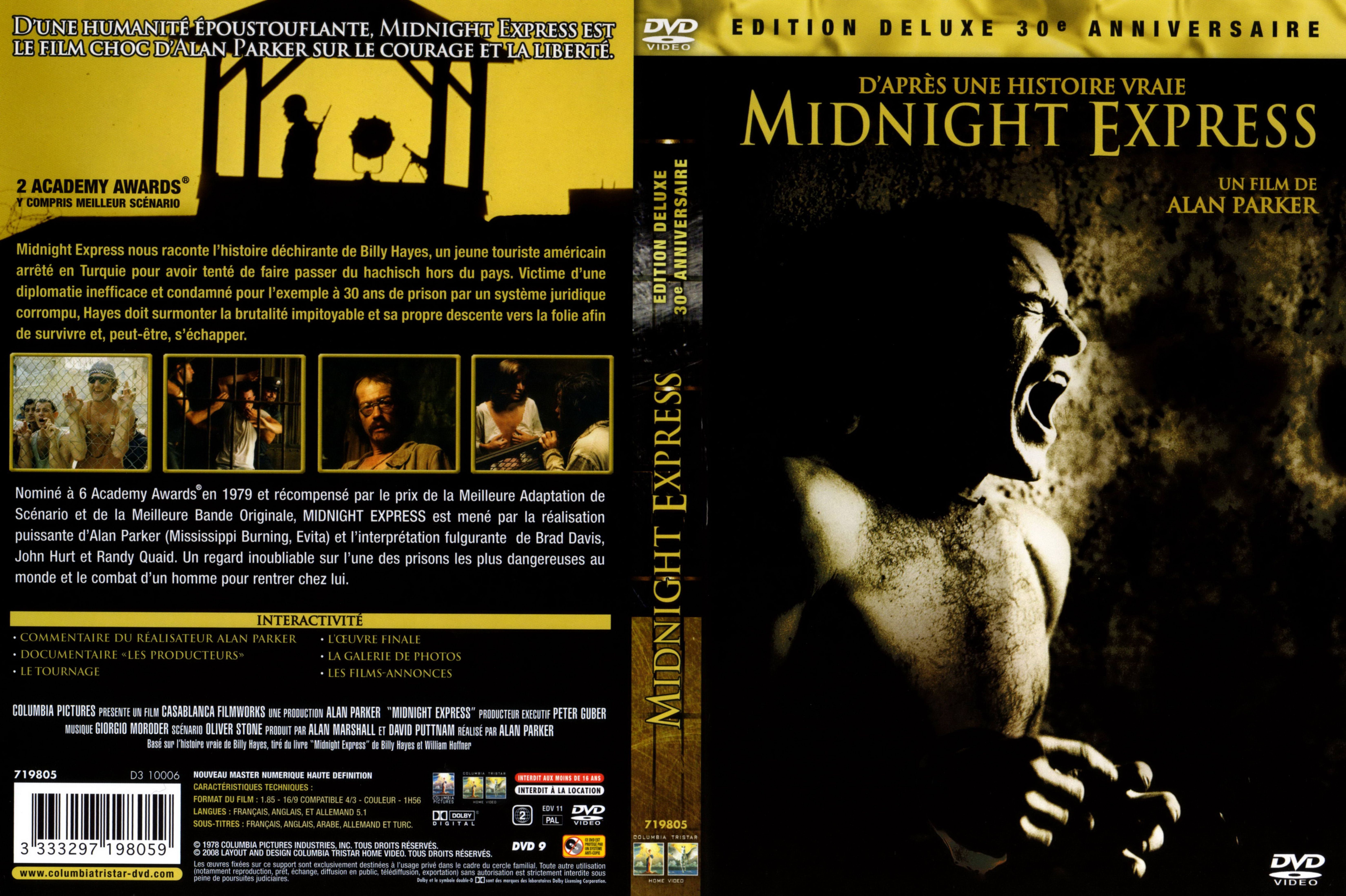 Jaquette DVD Midnight express v4