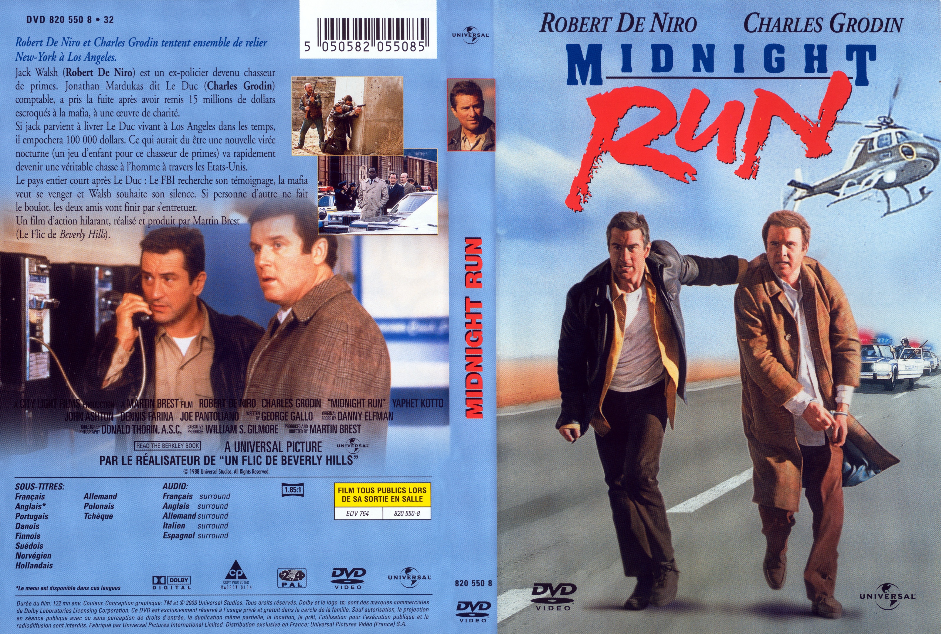 Jaquette DVD Midnight run