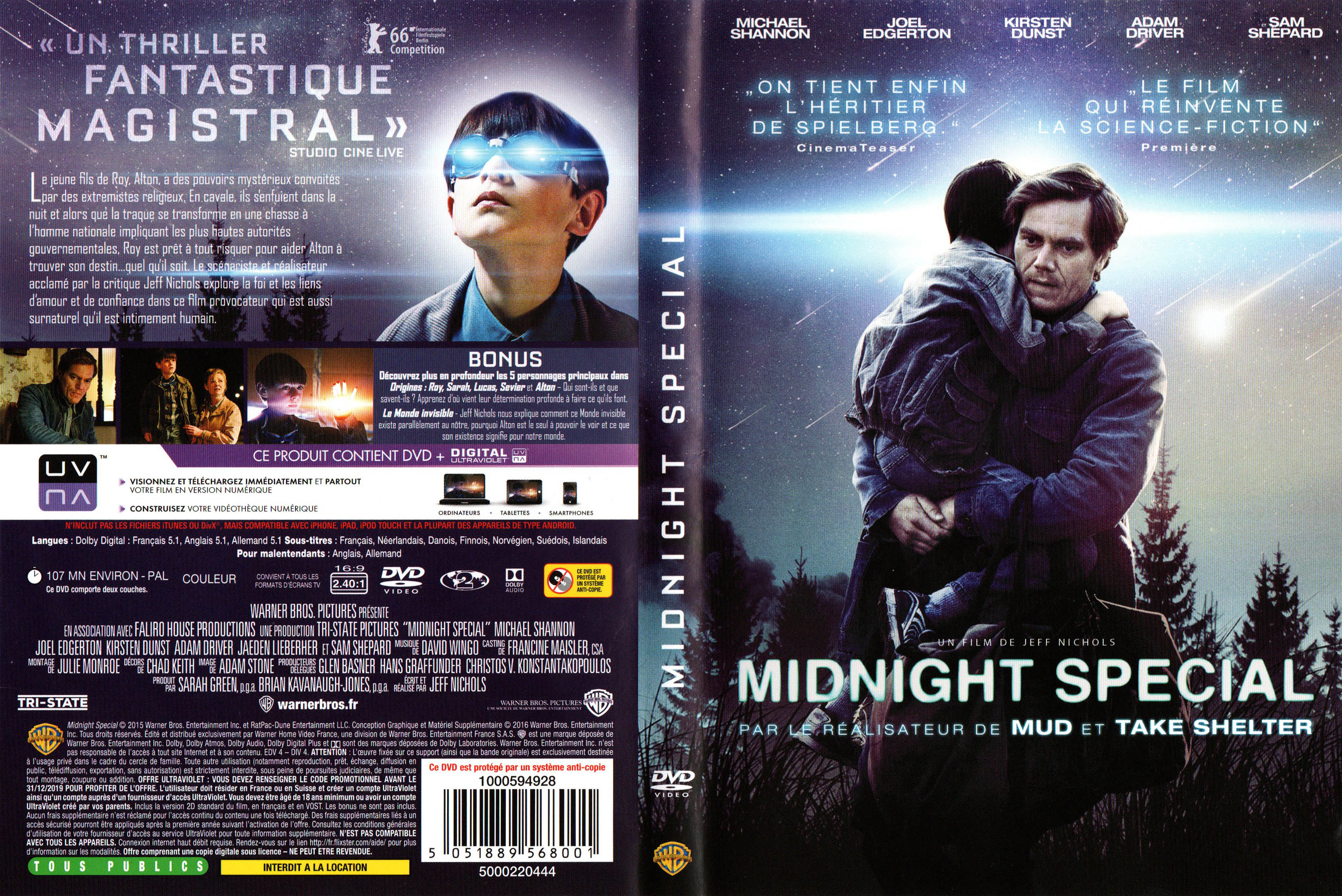 Jaquette DVD Midnight special