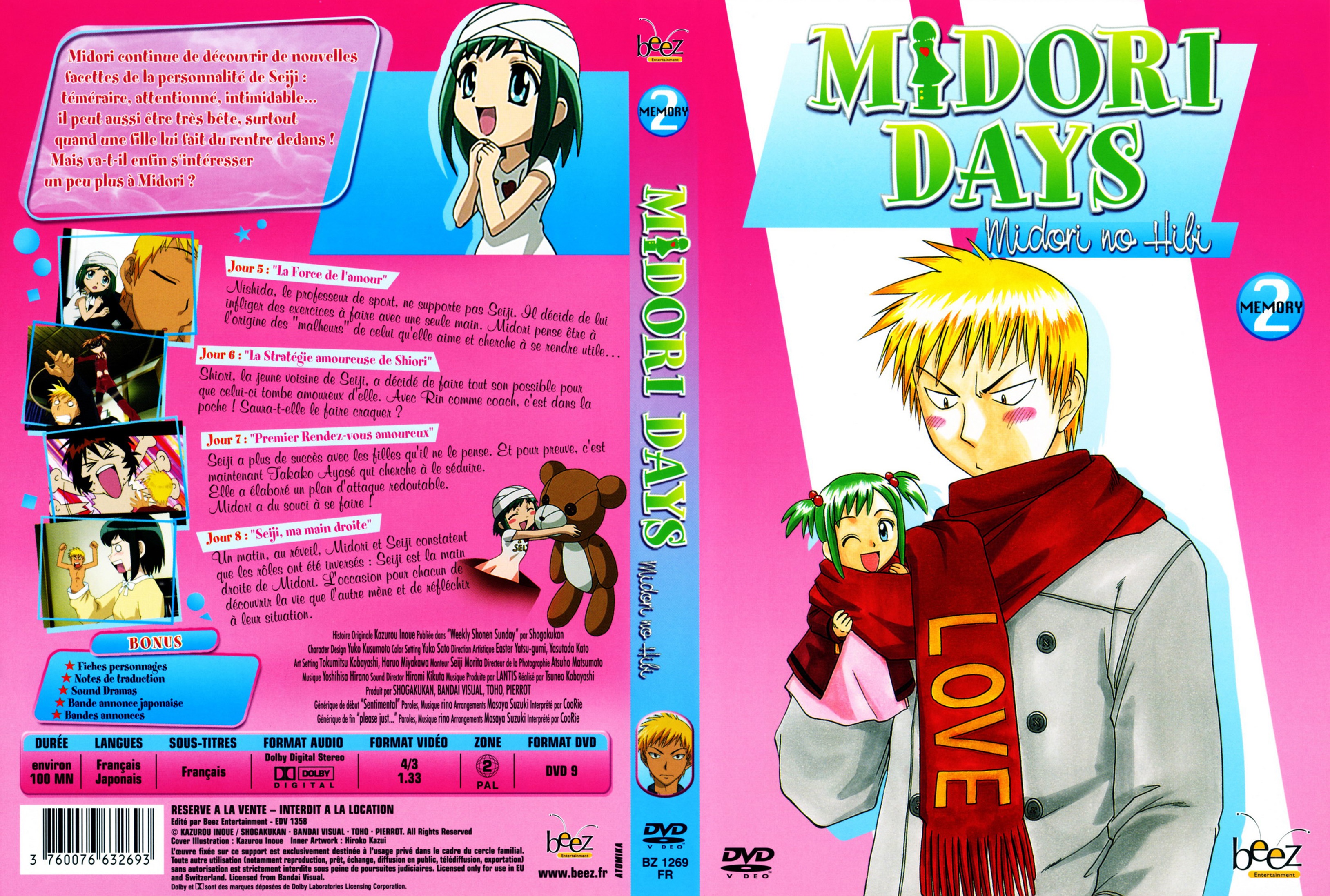 Jaquette DVD Midori days vol 2
