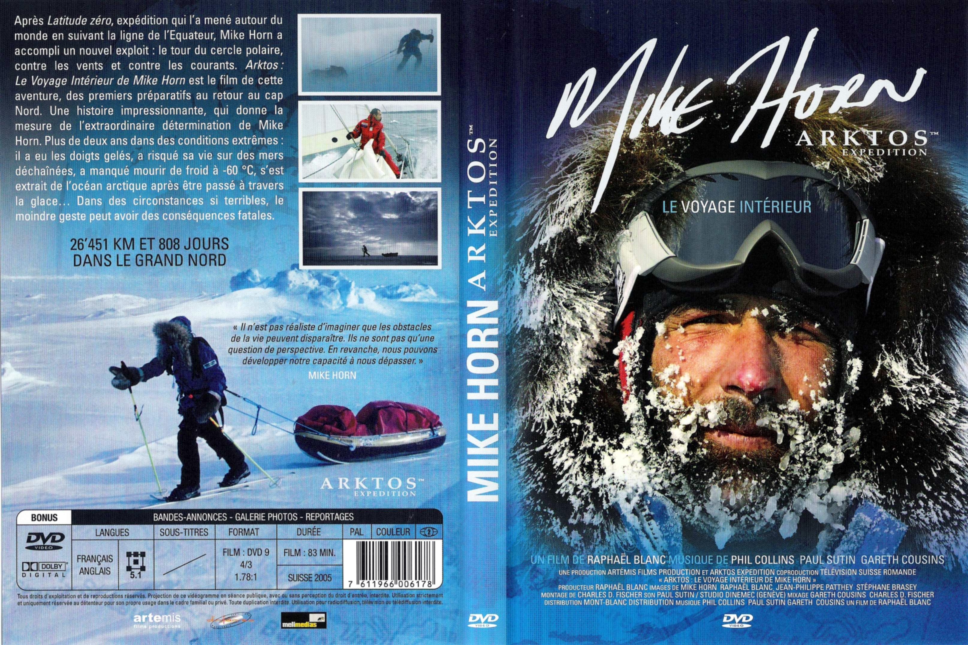 Jaquette DVD Mike Horn Arktos expedition