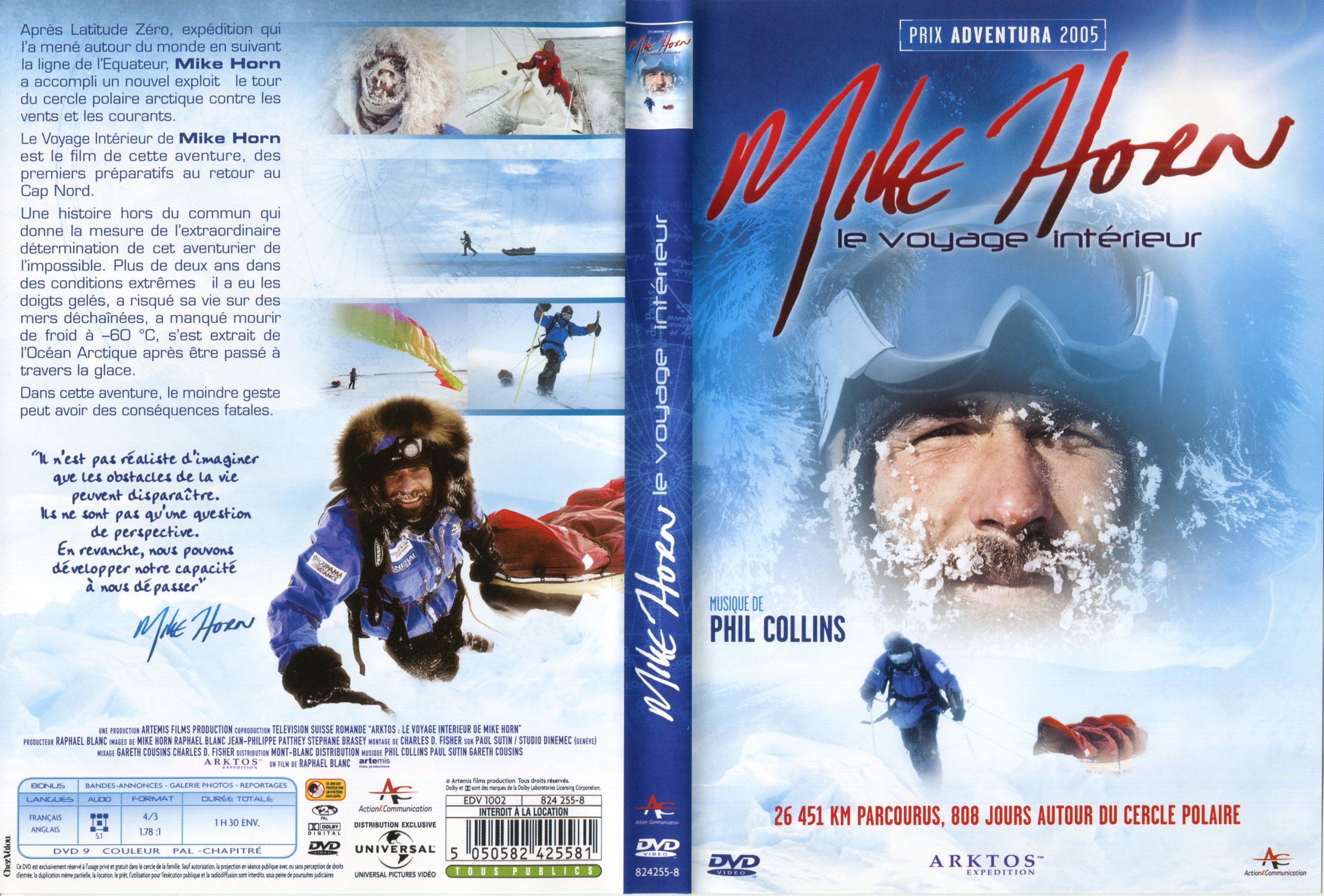 Jaquette DVD Mike Horn - Le voyage intrieur