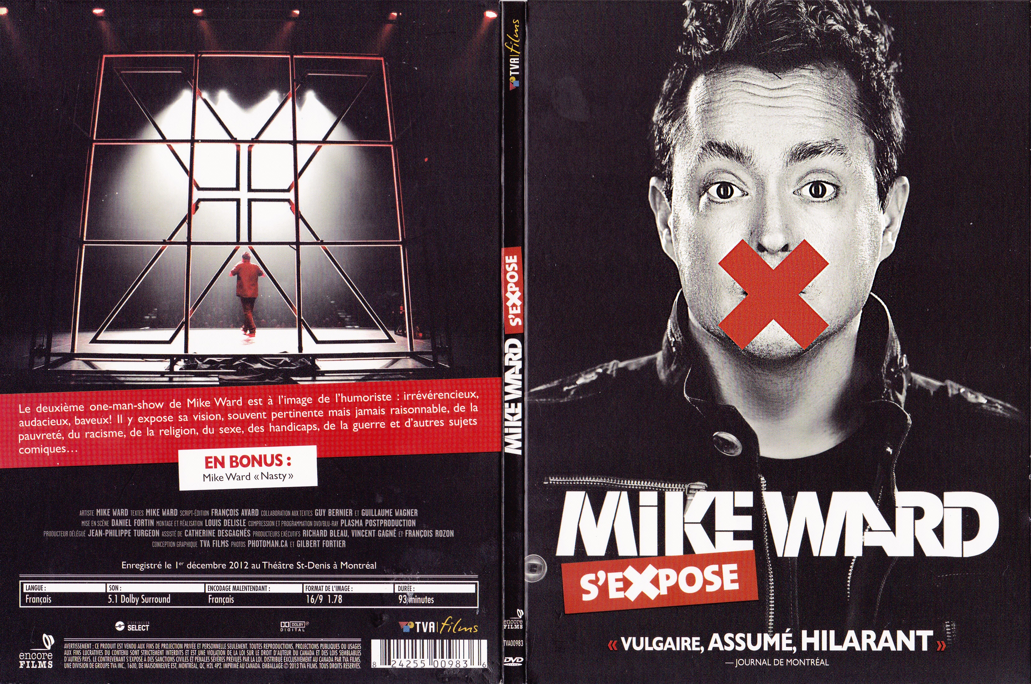 Jaquette DVD Mike Ward - S