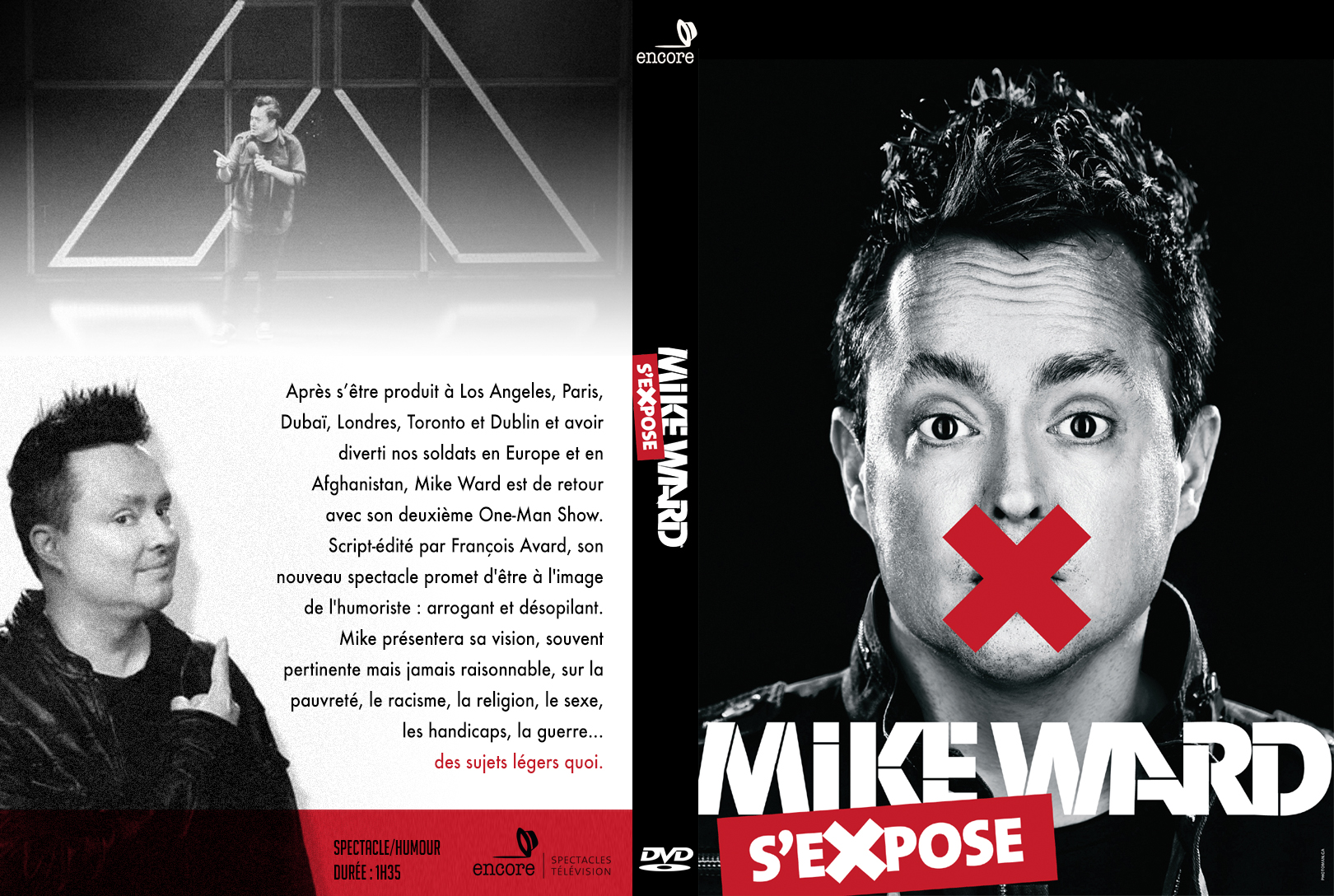 Jaquette DVD Mike Ward sexpose custom