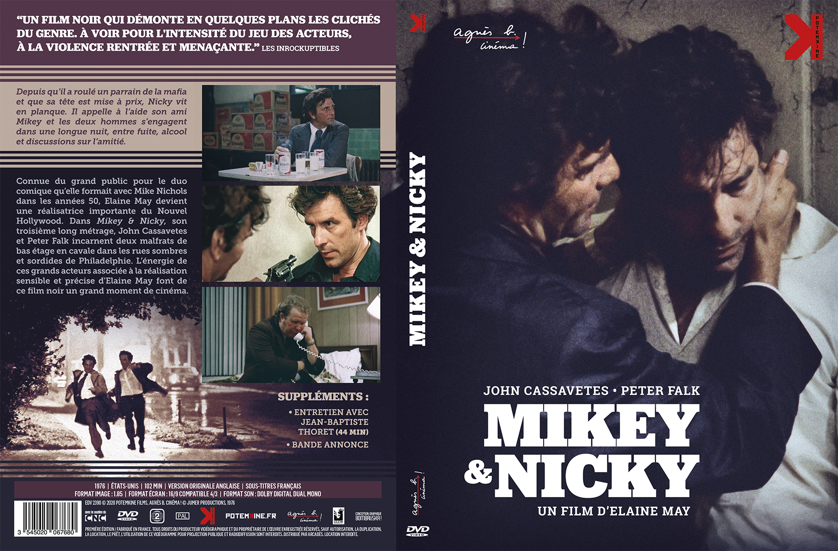 Jaquette DVD Mikey and Nicky