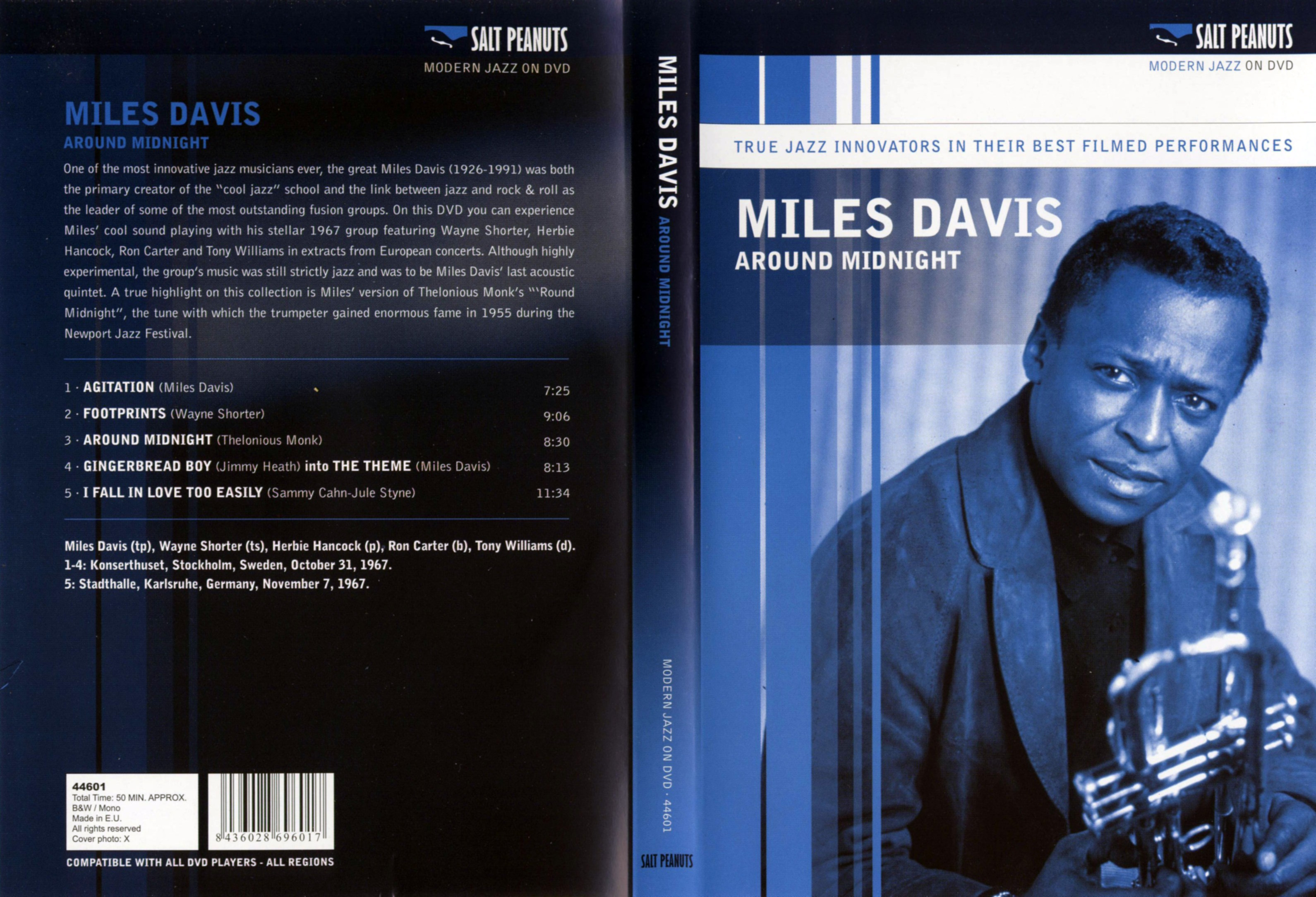 Jaquette DVD Miles Davis - around midnight