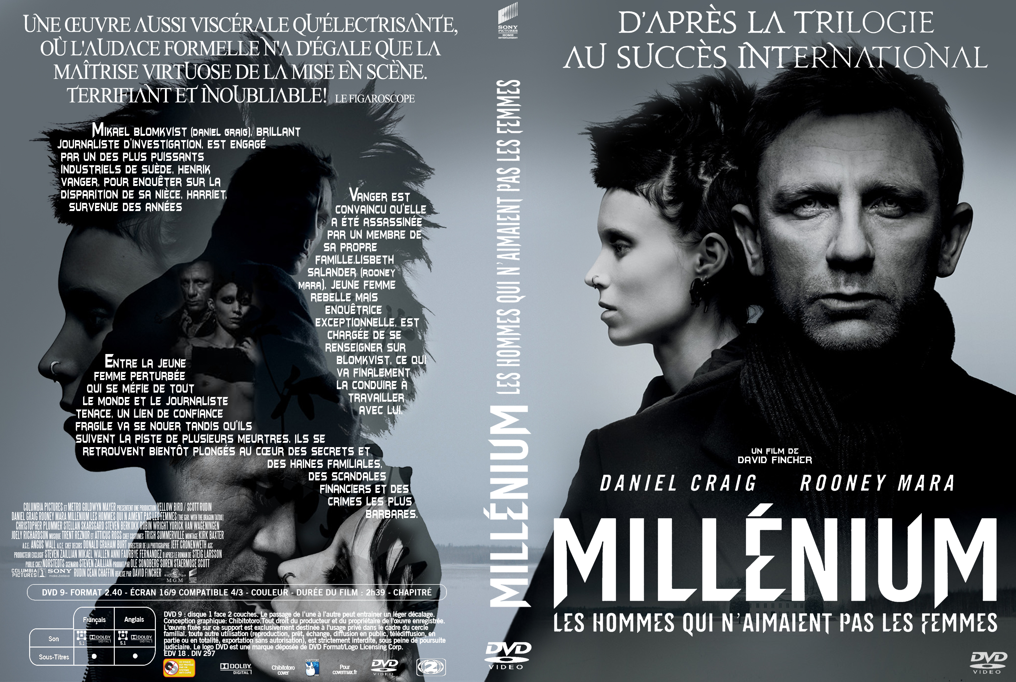 Jaquette DVD Millenium les hommes qui n