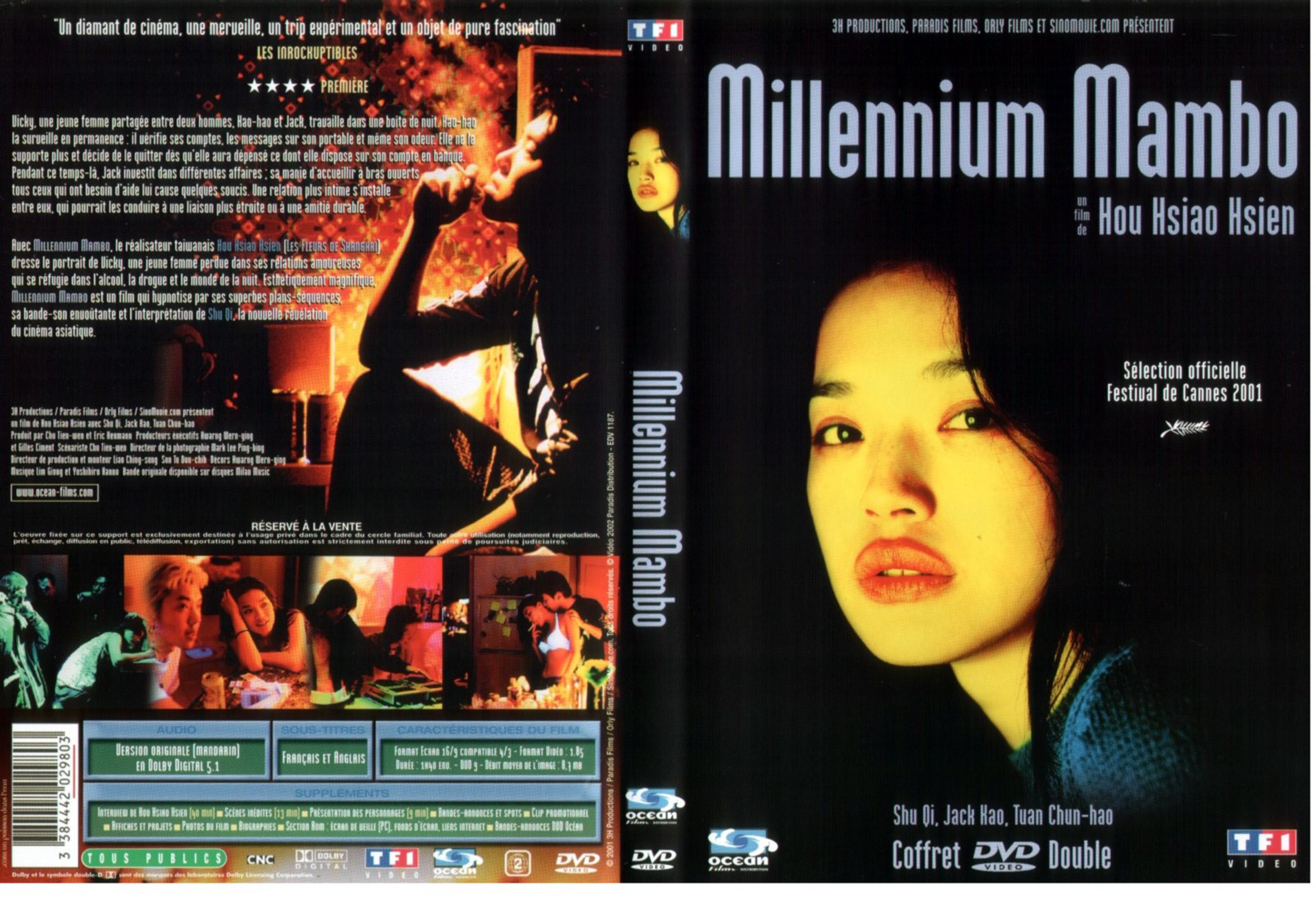 Jaquette DVD Millennium Mambo v2