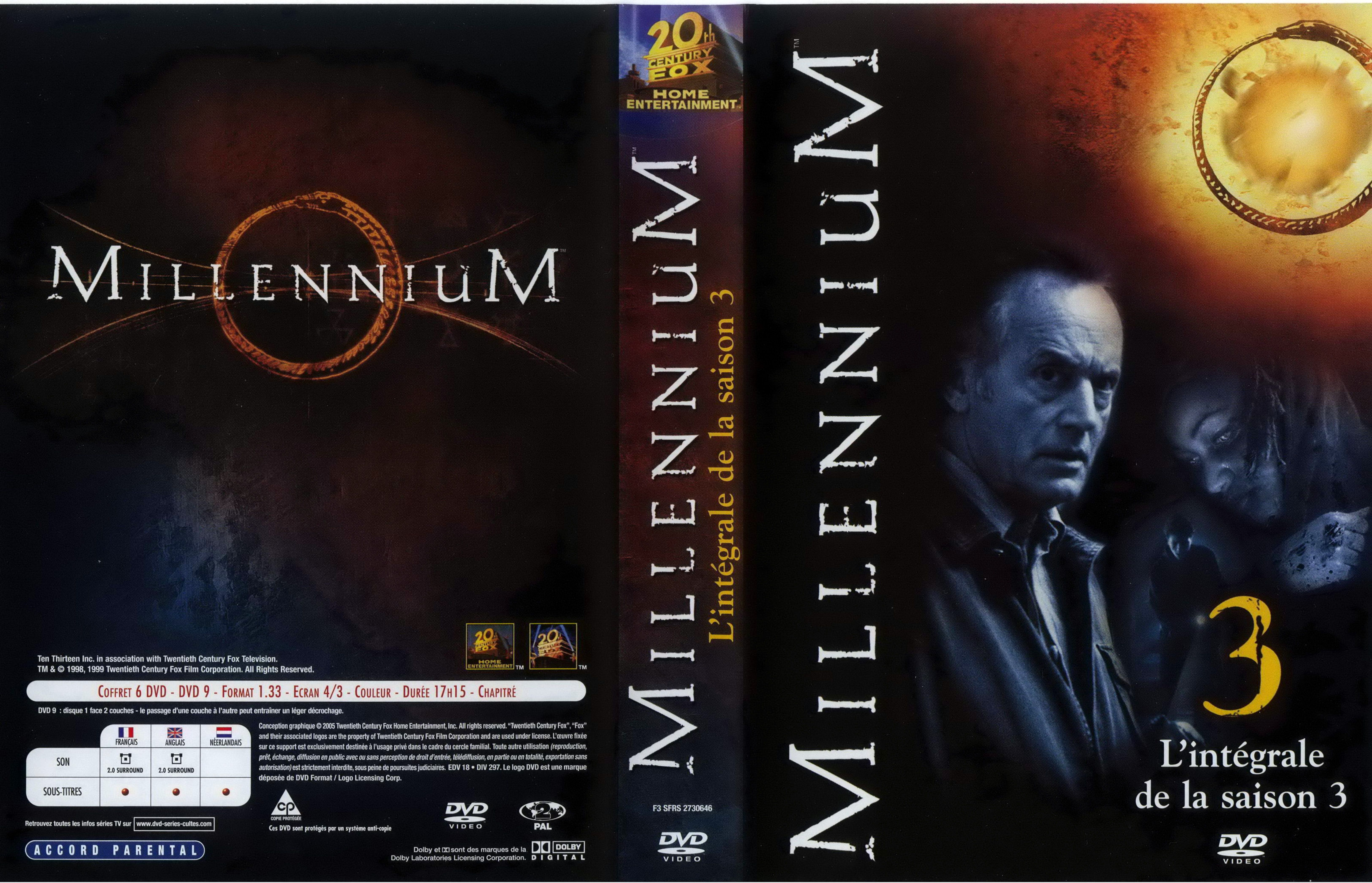 Jaquette DVD Millennium Saison 3 COFFRET