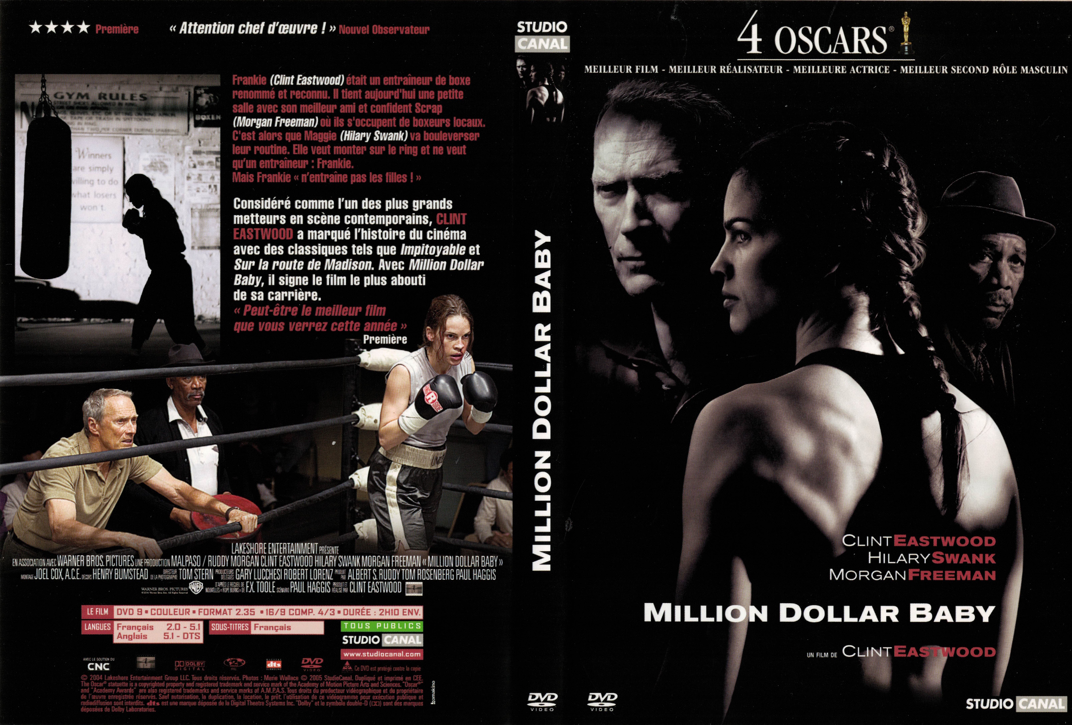 Jaquette DVD Million dollar baby v4