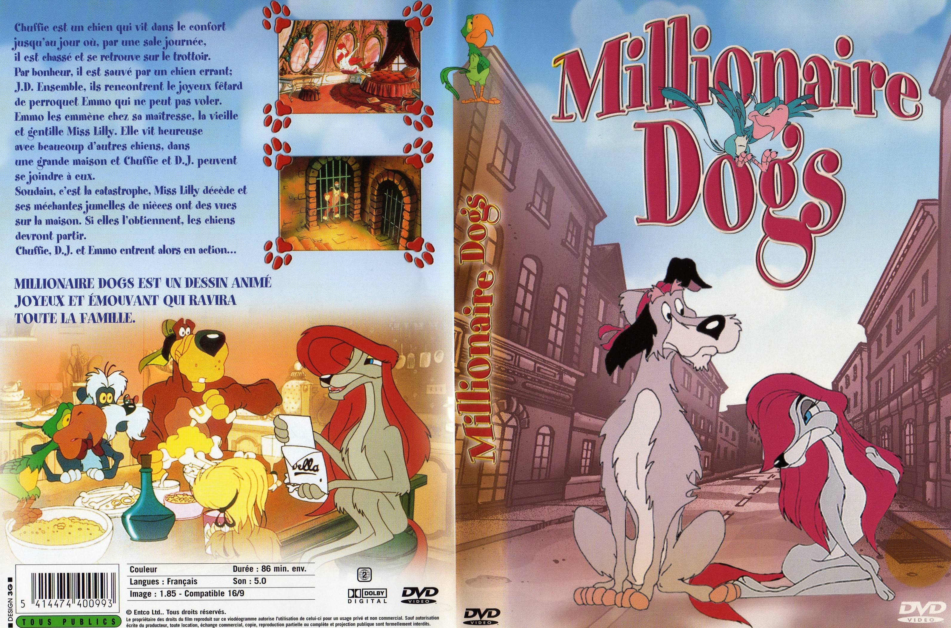 Jaquette DVD Millionaire dogs