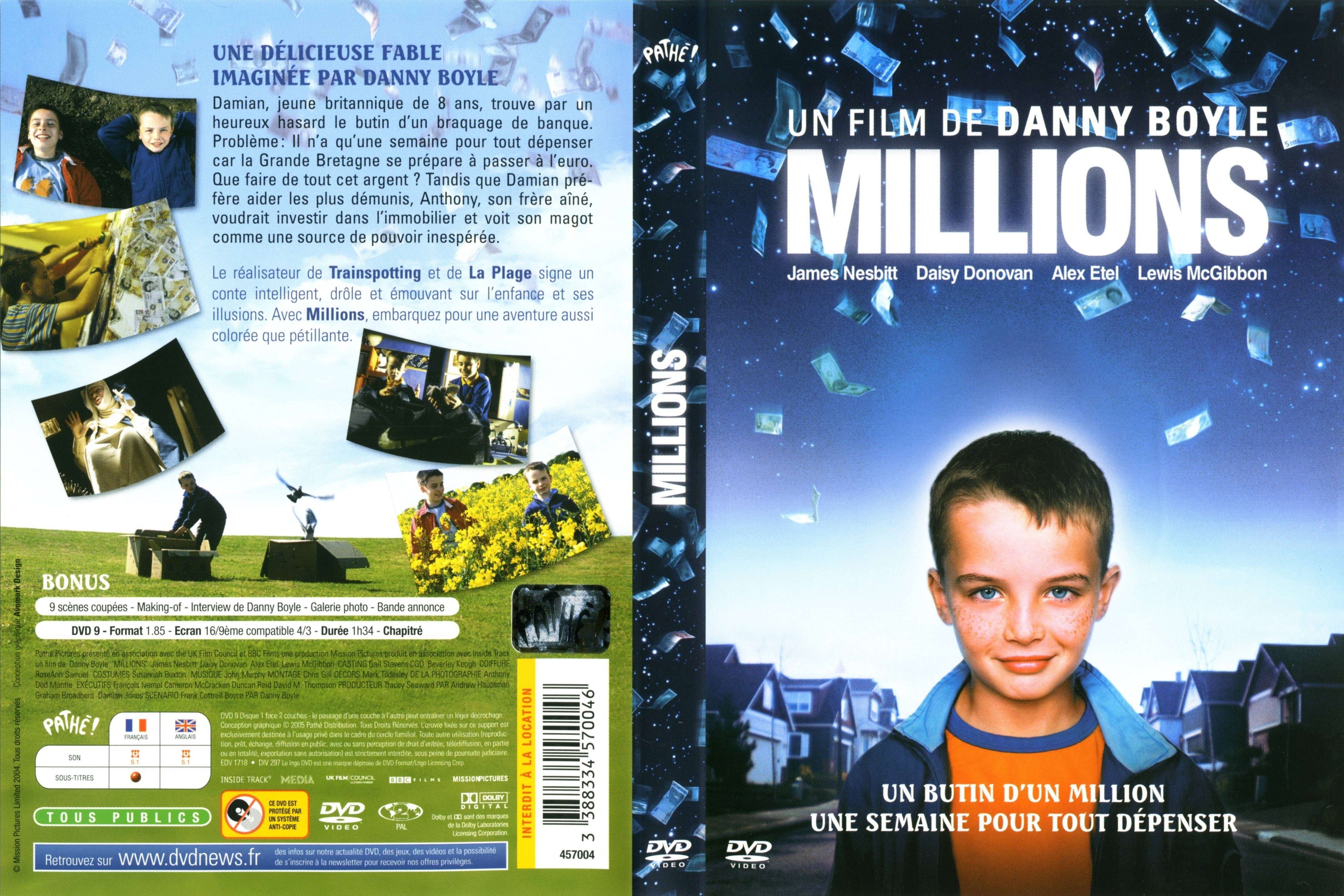 Jaquette DVD Millions