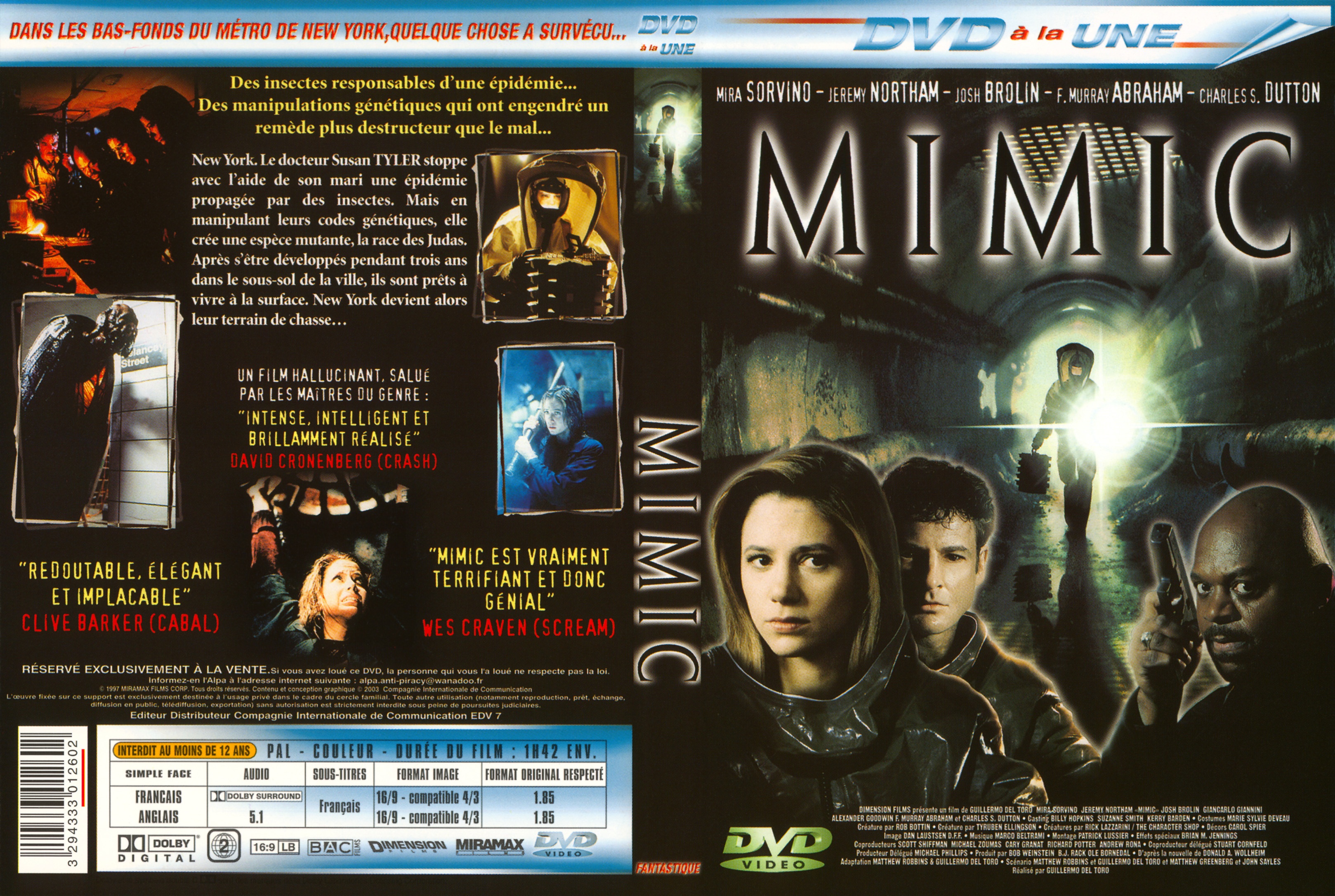 Jaquette DVD Mimic