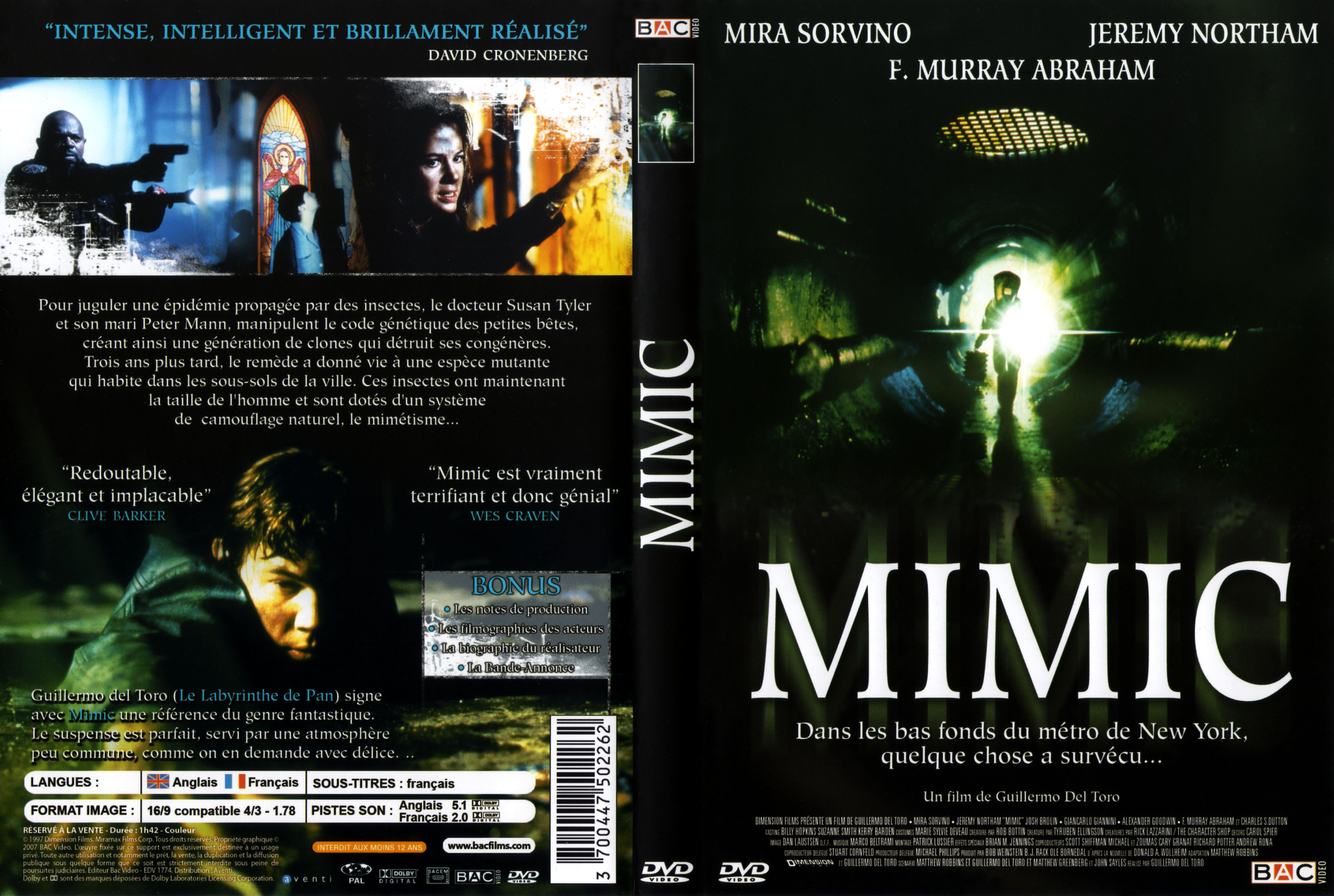 Jaquette DVD Mimic v2