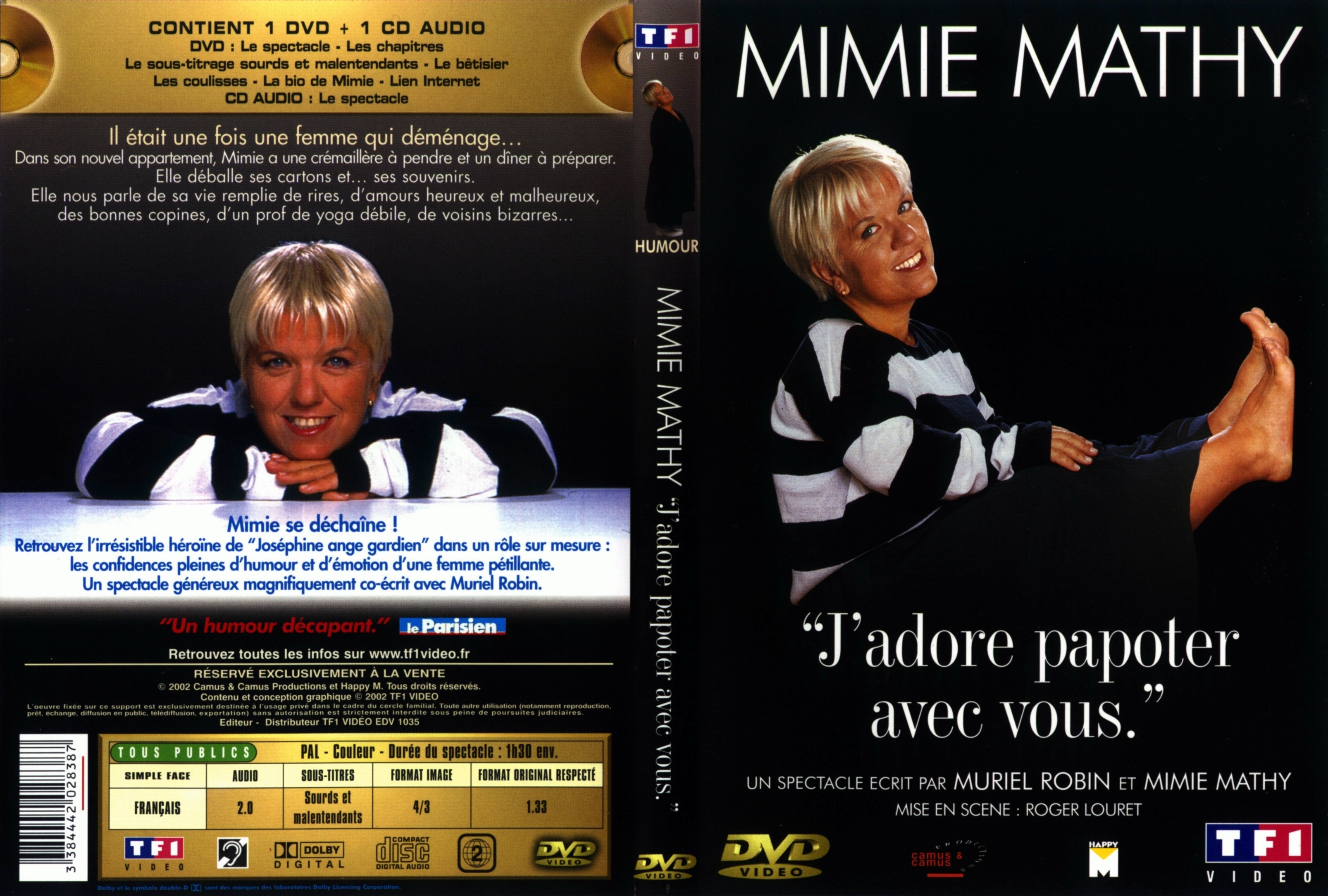 Jaquette DVD Mimie Mathy J