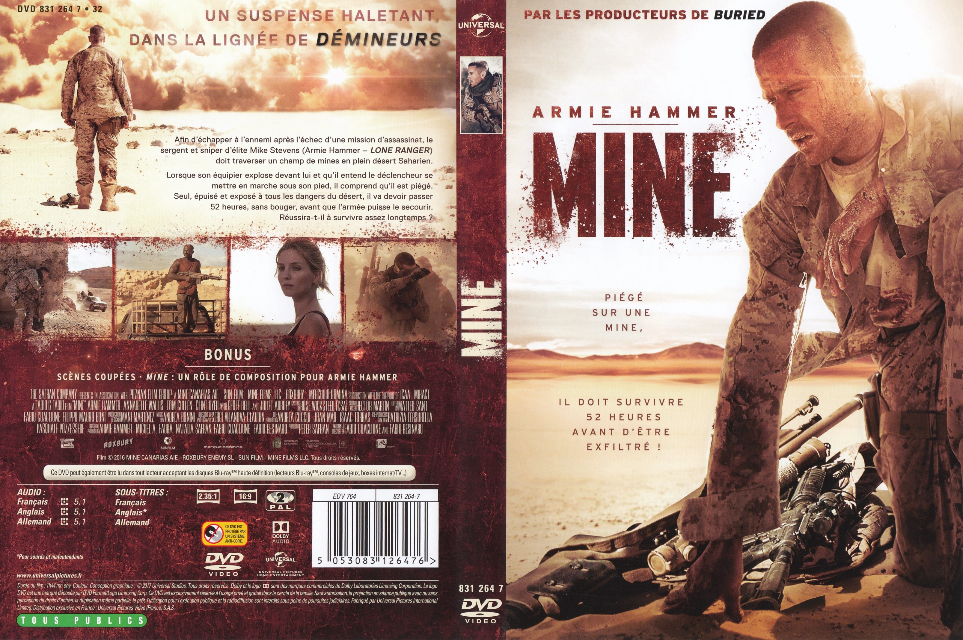 Jaquette DVD Mine