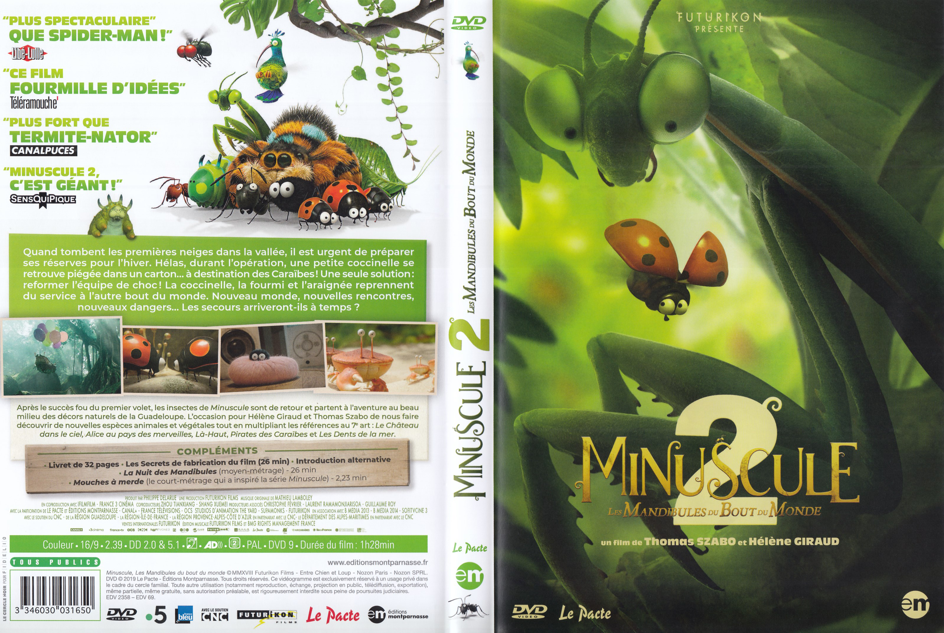 Jaquette DVD Minuscule 2 Les mandibules du bout du monde