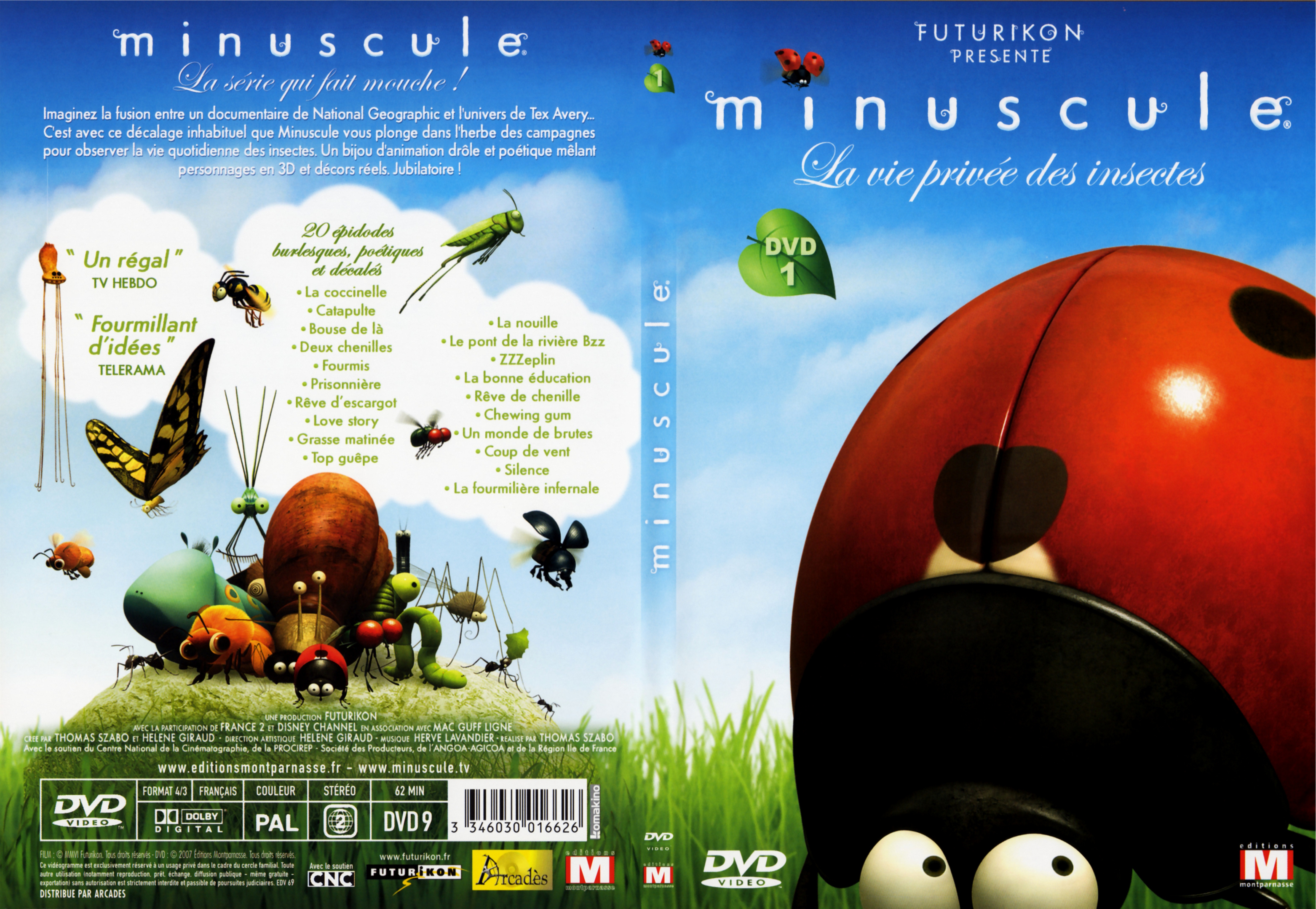 Jaquette DVD Minuscule DVD 1