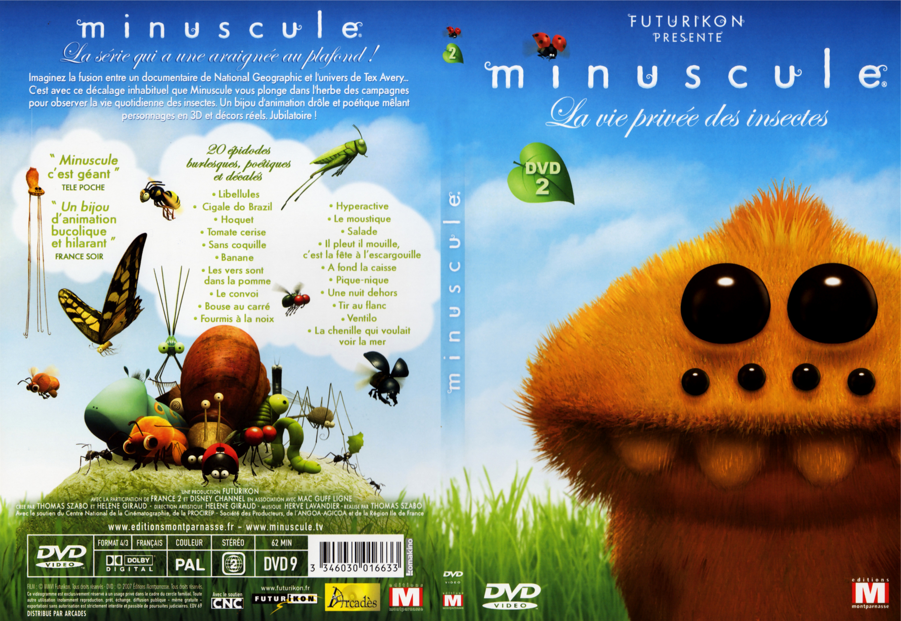 Jaquette DVD Minuscule DVD 2