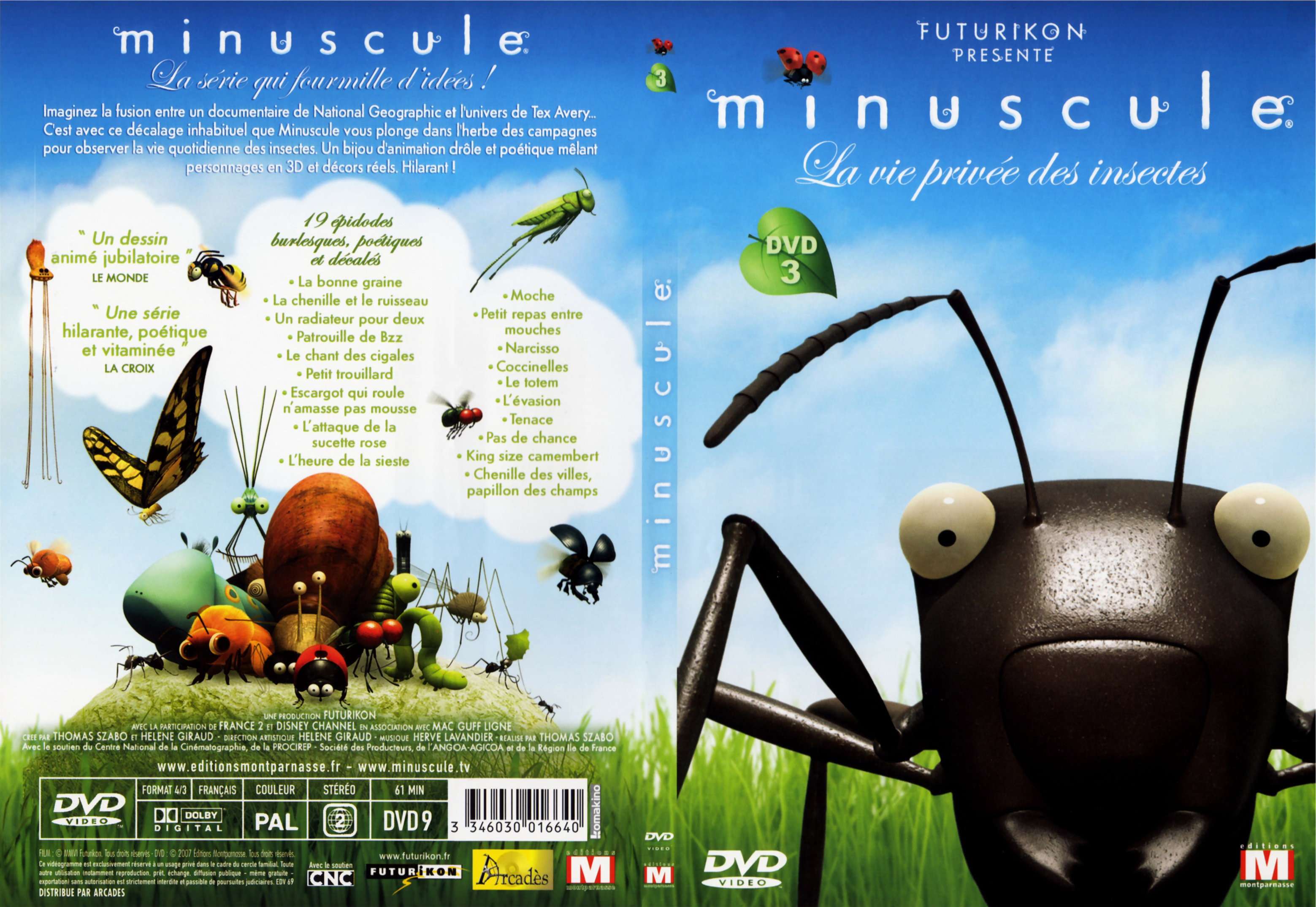 Jaquette DVD Minuscule DVD 3