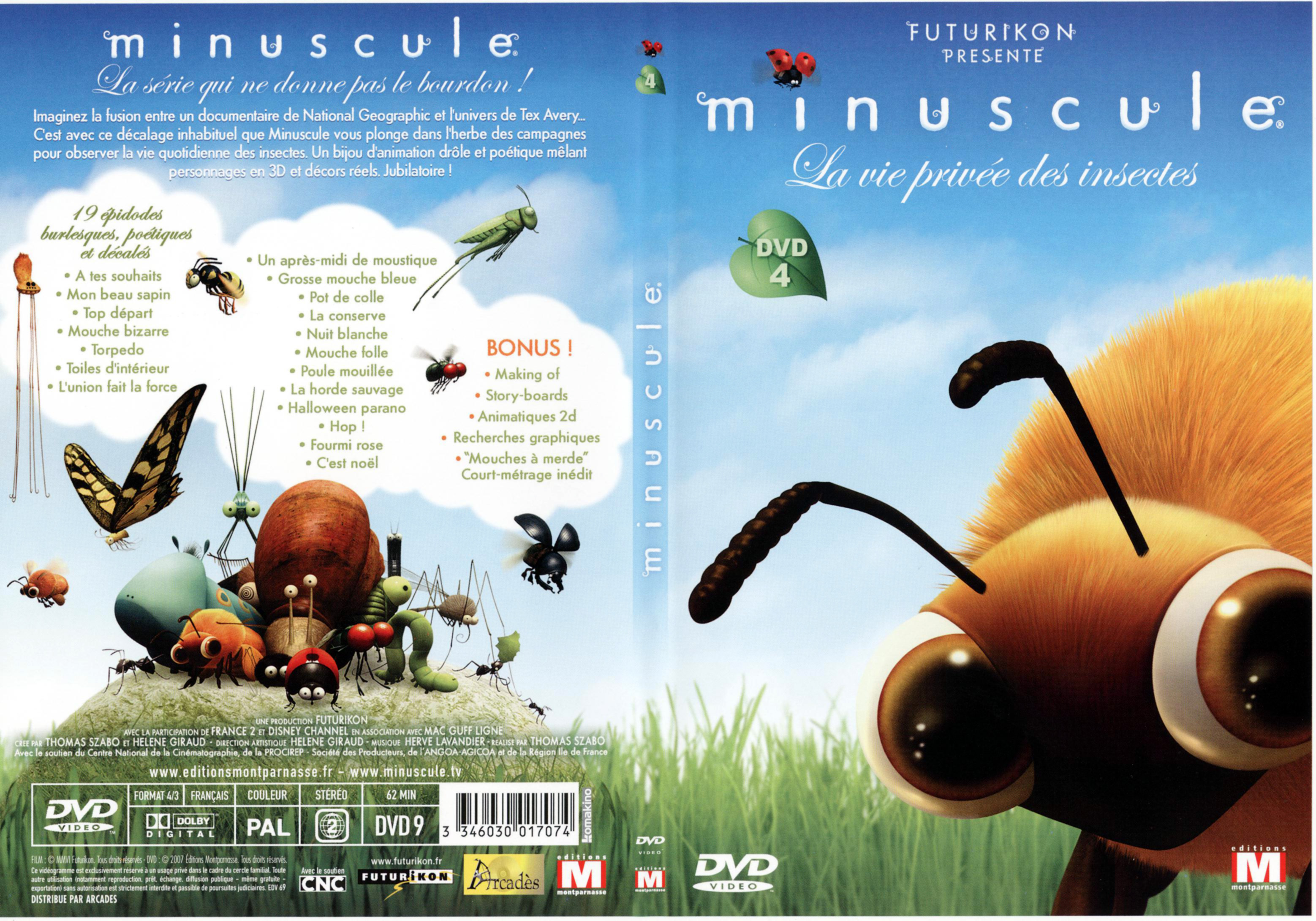 Jaquette DVD Minuscule DVD 4