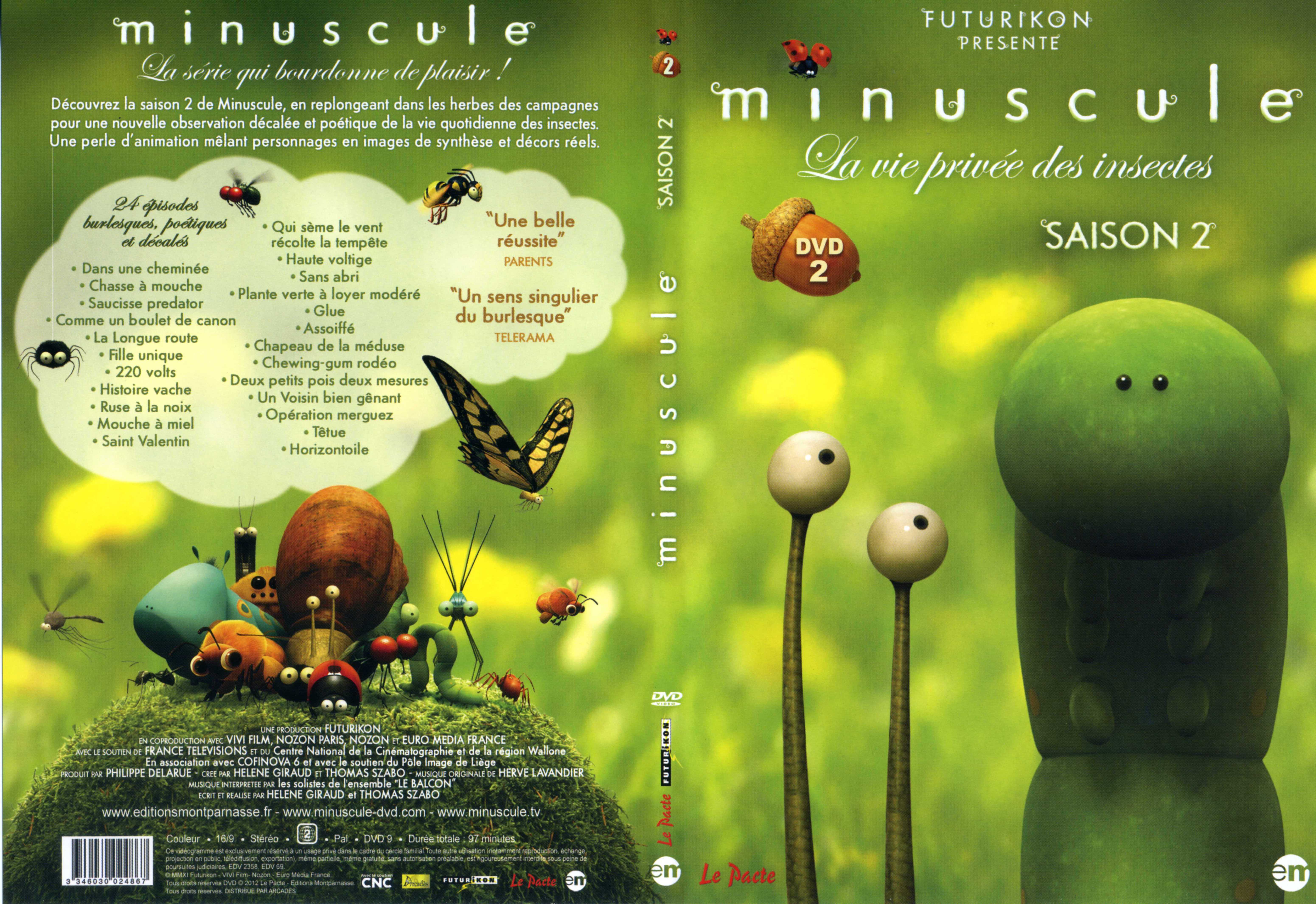 Jaquette DVD Minuscule Saison2 DVD 2