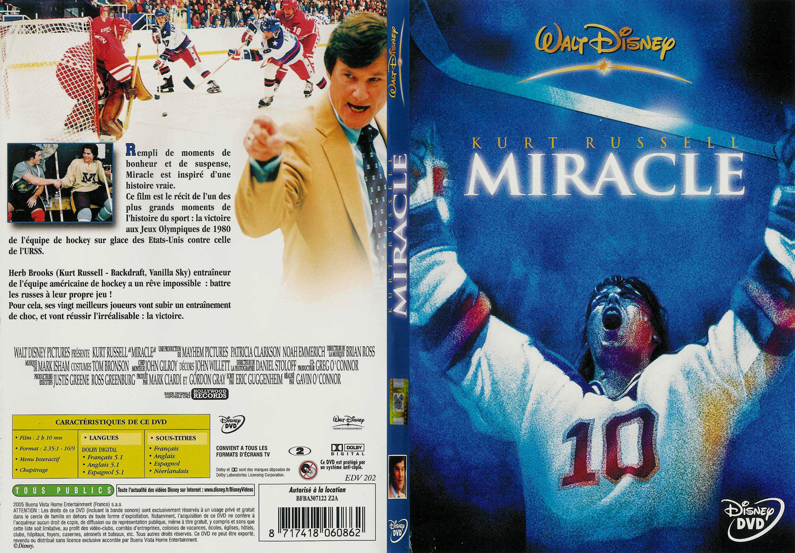 Jaquette DVD Miracle - SLIM